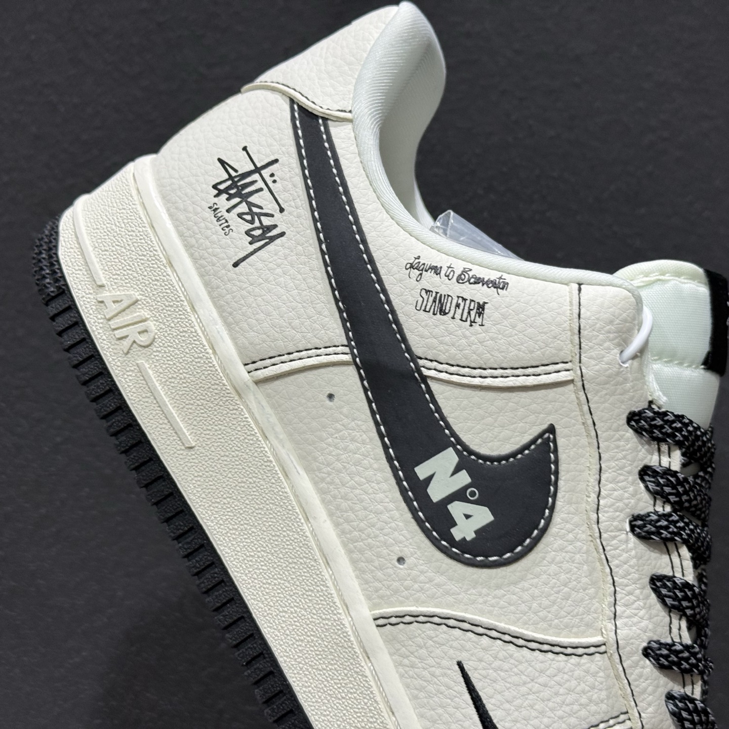 NIke Air Force 1 '07 Low “斯图西联名--经典白黑” 空军一号低帮 DD1982-329