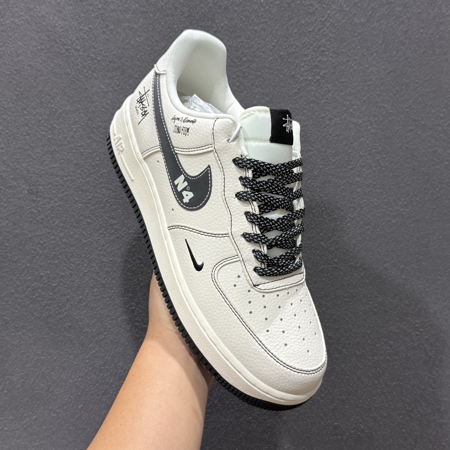 NIke Air Force 1 '07 Low “斯图西联名--经典白黑” 空军一号低帮 DD1982-329