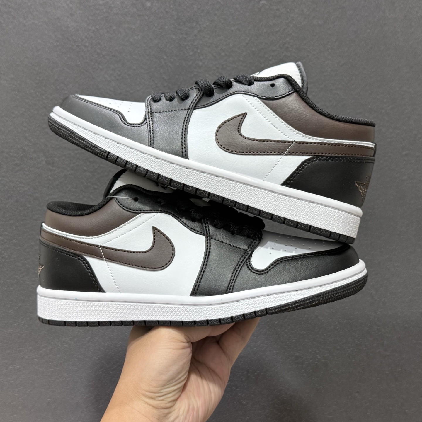 DT纯原 Air Jordan AJ1 Low 低帮 白黑棕 IO3393-010