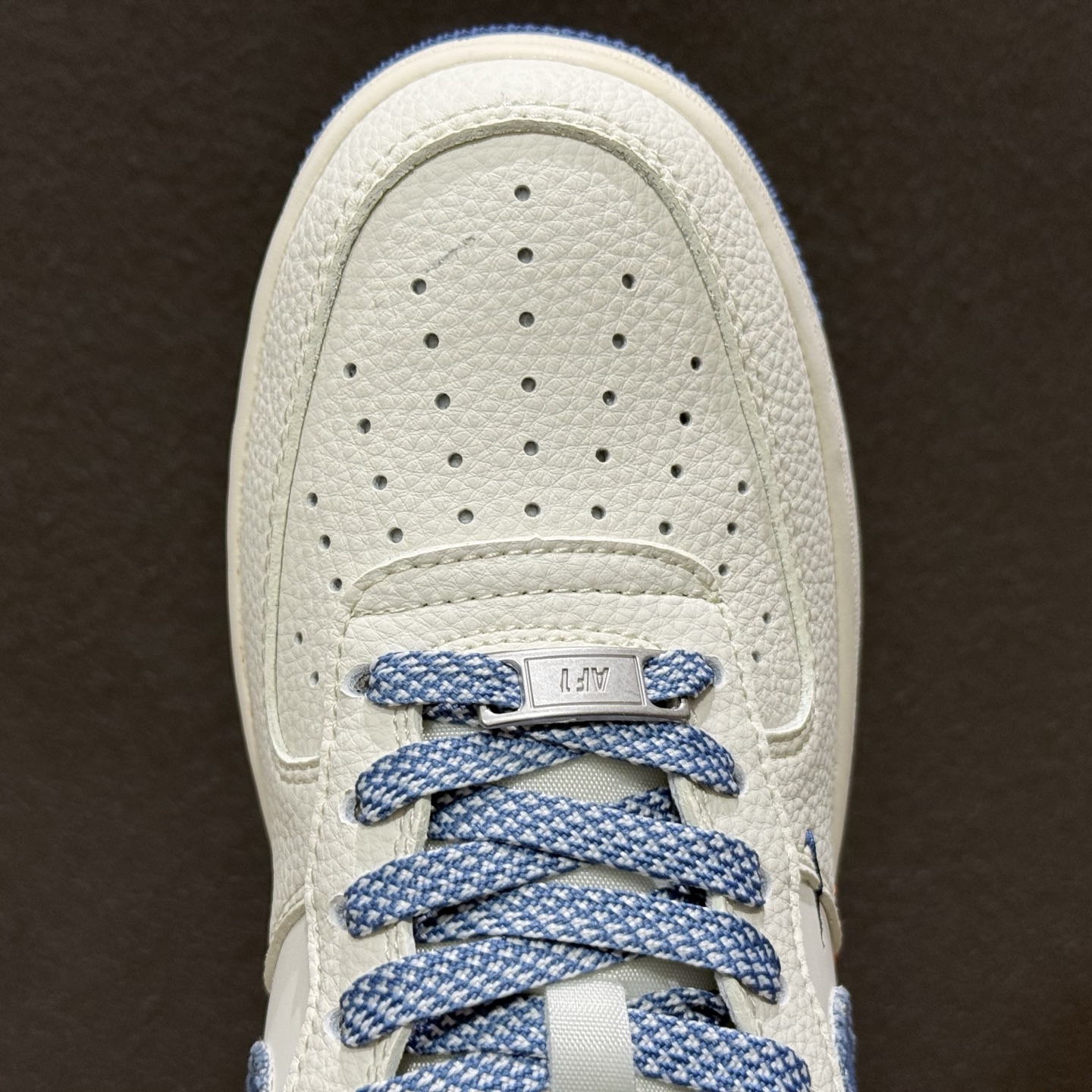 Nike Air Force 1 '07 Low “Supreme联名——牛仔米蓝四勾”空军一号 高端定制 QW5606-263 Nike Air Force 1 '07 Low “Supreme联名——牛仔米蓝四勾”空军一号 高端定制 QW5606-263