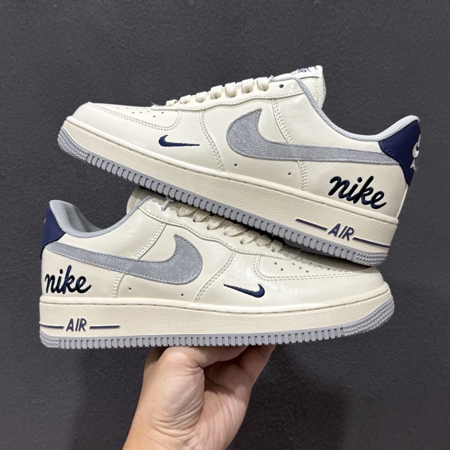 NIke Air Force 1 '07 LOW 奶白雾灰 空军一号低帮 运动鞋 NH0601-581