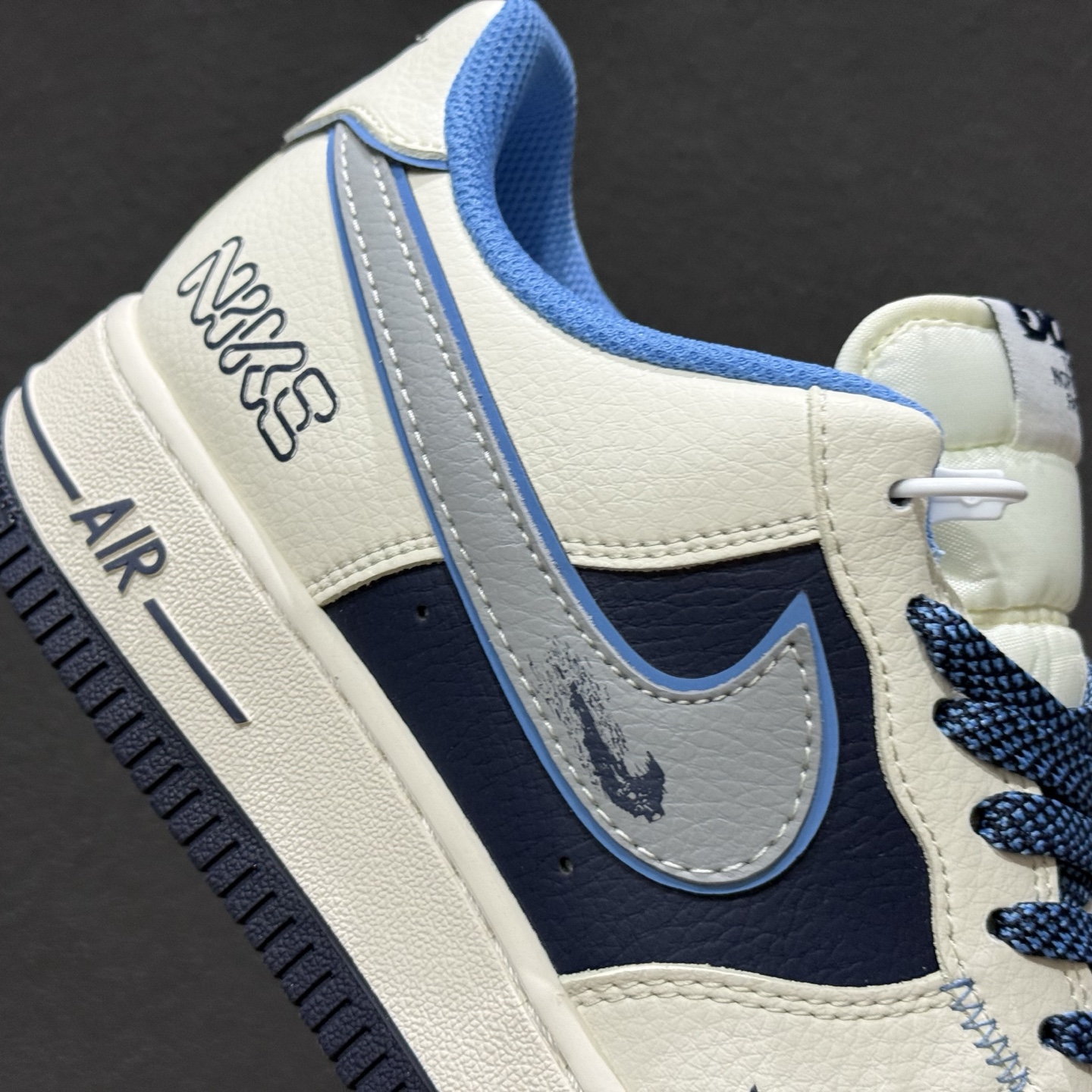 NIke Air Force 1 '07 Low “NIKE蓝-米蓝拼接”空军一号 低帮 运动鞋 JP8028-067
