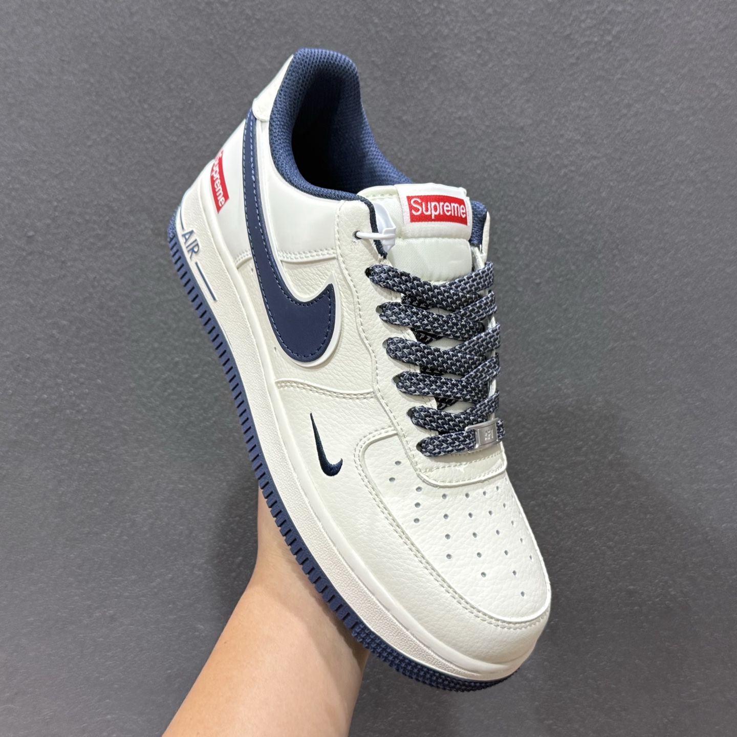 NIke Air Force 1 '07 Low “Supreme-午夜蓝”空军一号 低帮 JP8028-061 NIke Air Force 1 '07 Low “Supreme-午夜蓝”空军一号 低帮 JP8028-061