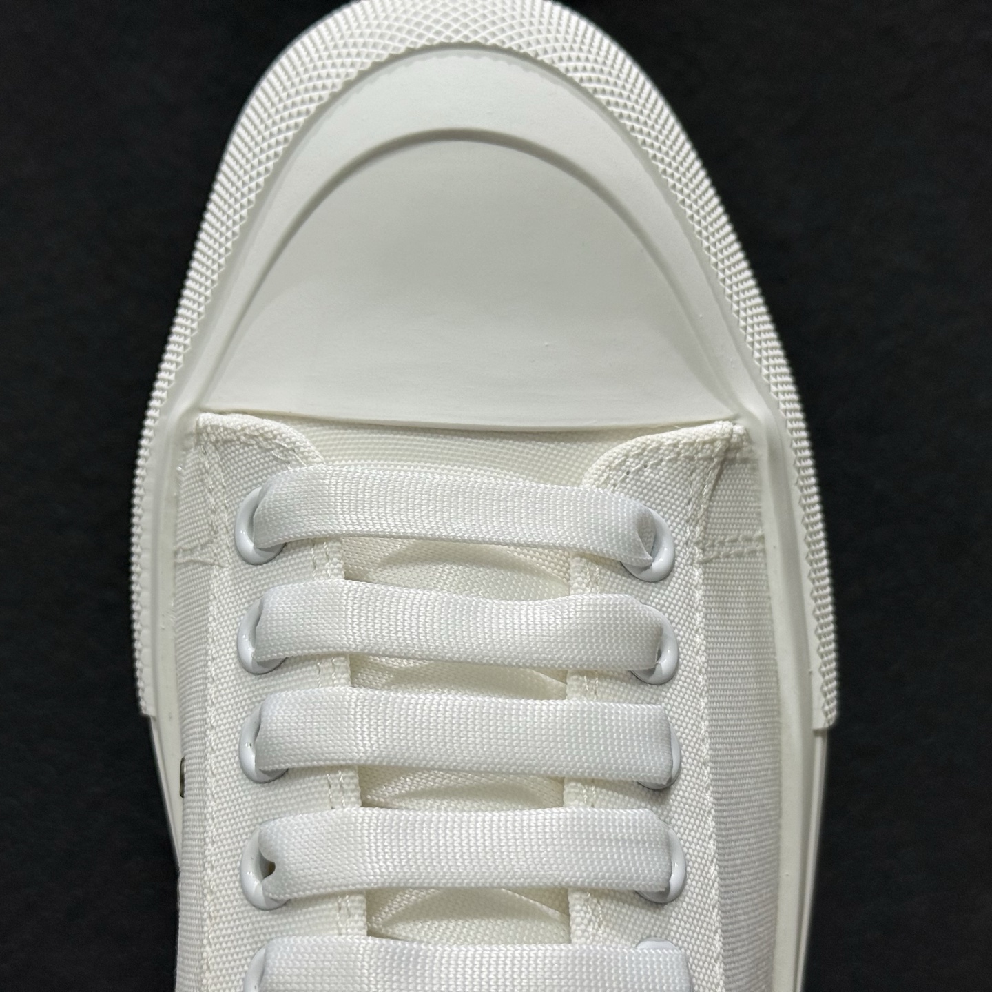 Alexander McQueen/亚历山大麦昆 松糕鞋厚底增高帆布鞋