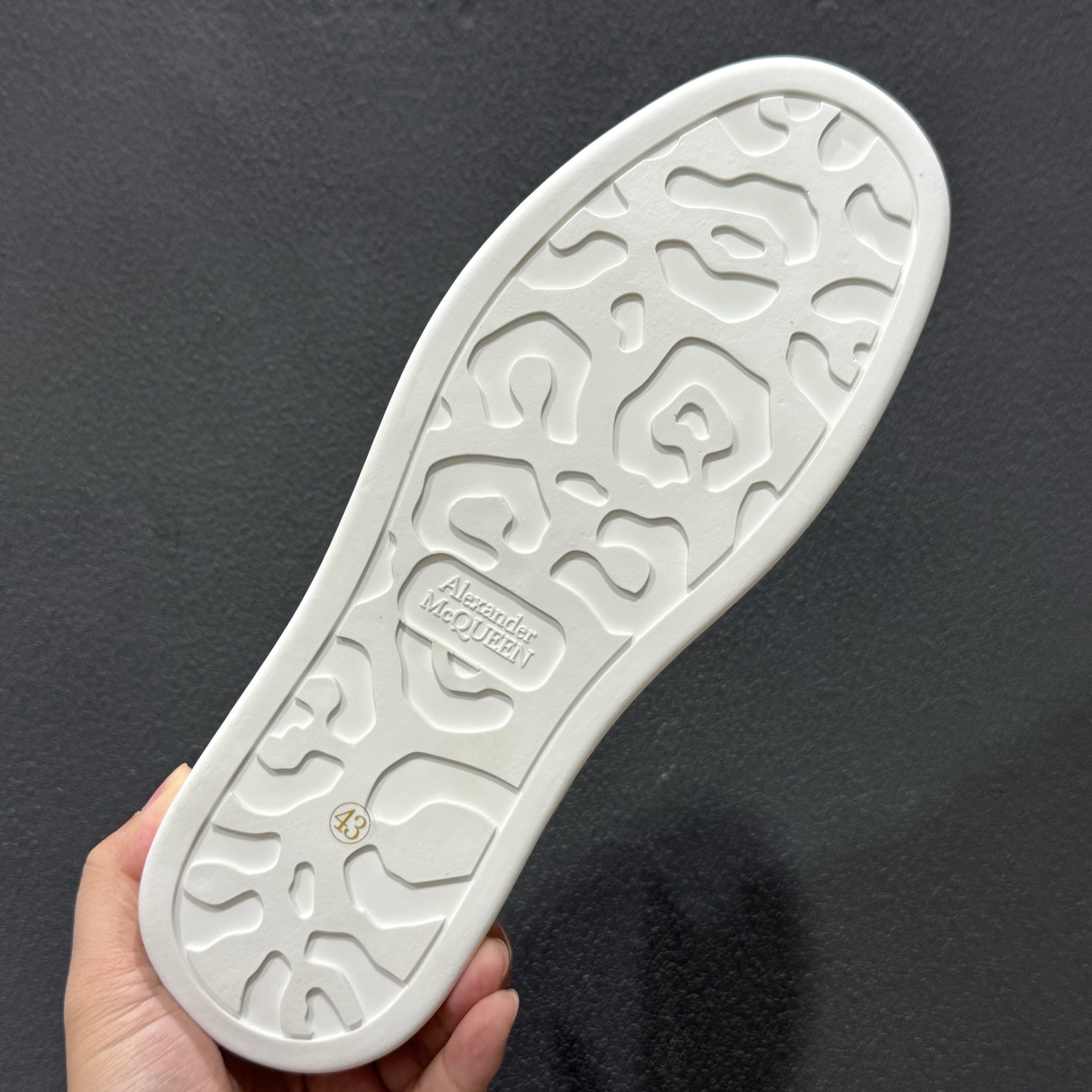 Alexander McQueen/亚历山大麦昆 松糕鞋厚底增高帆布鞋