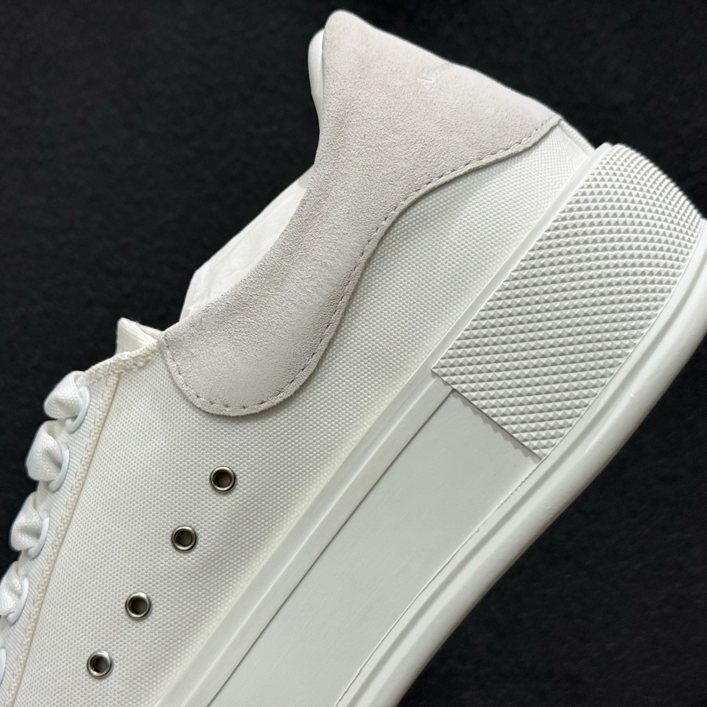 Alexander McQueen/亚历山大麦昆 松糕鞋厚底增高帆布鞋