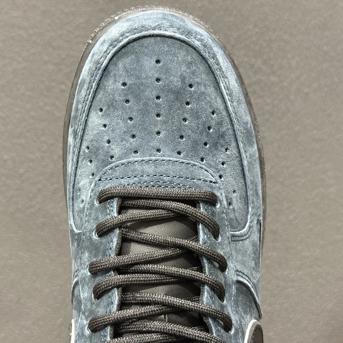 爆款定制 Nike Air Force 1 07 Low “深蓝黑”全麂皮 秋冬 空军一号低帮休闲板鞋 ZH0316-157