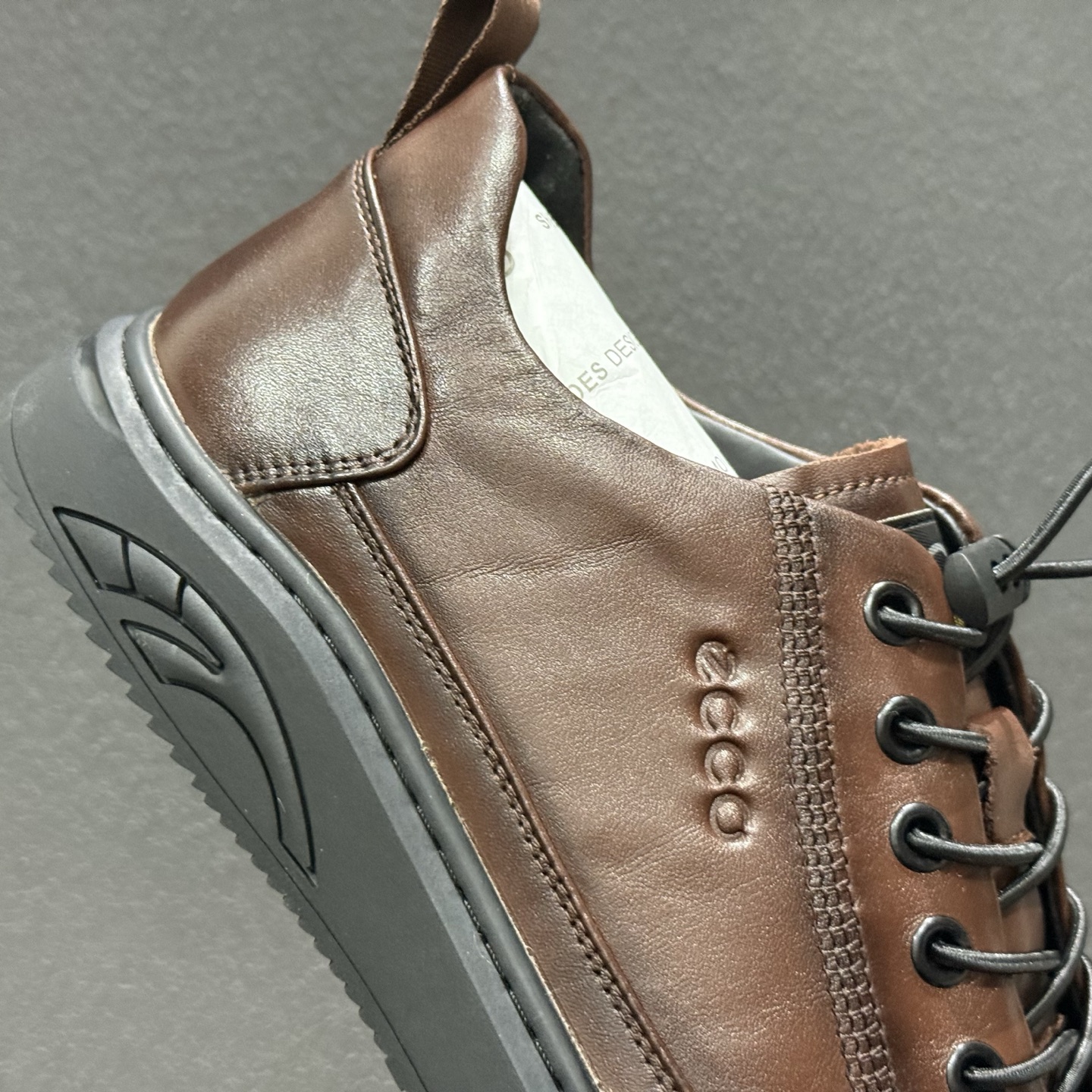 ECCO爱步经典秋冬商务正装休闲鞋 男士简约套脚舒适鞋 雅仕系列皮鞋