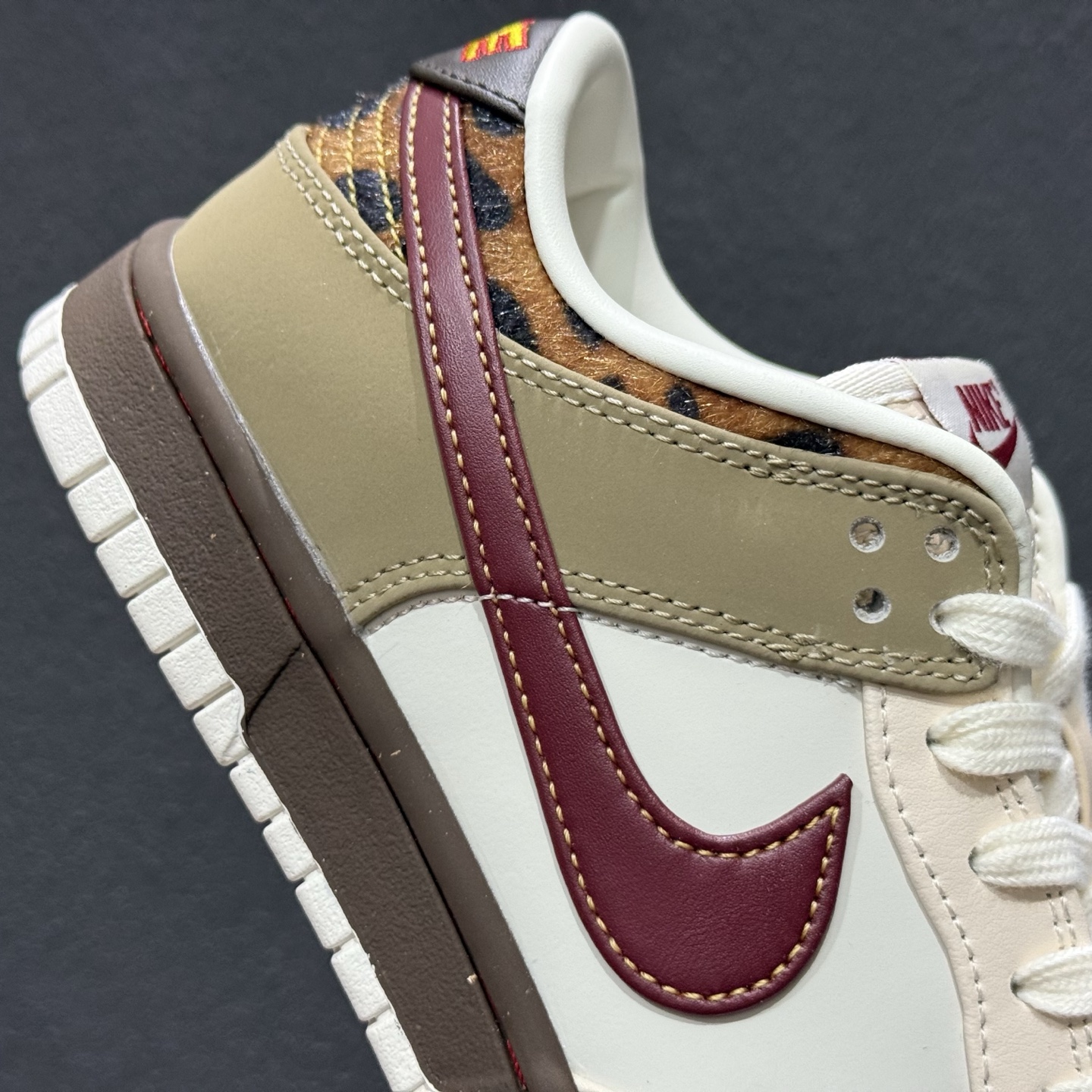 YC版 Nike SB Dunk Low ”Khaki Leopard“ 卡其豹纹 低帮休闲板鞋 IM6687-262