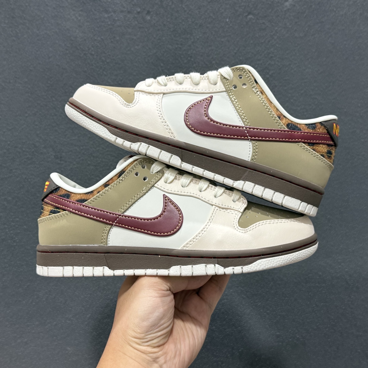 YC版 Nike SB Dunk Low ”Khaki Leopard“ 卡其豹纹 低帮休闲板鞋 IM6687-262
