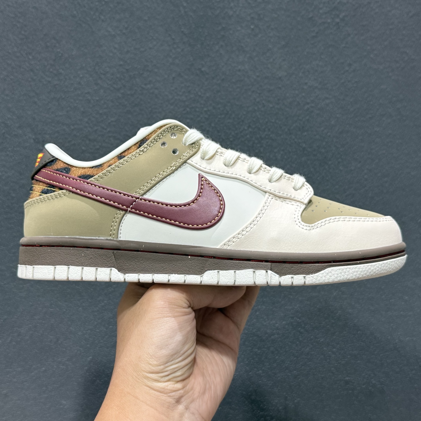 YC版 Nike SB Dunk Low ”Khaki Leopard“ 卡其豹纹 低帮休闲板鞋 IM6687-262