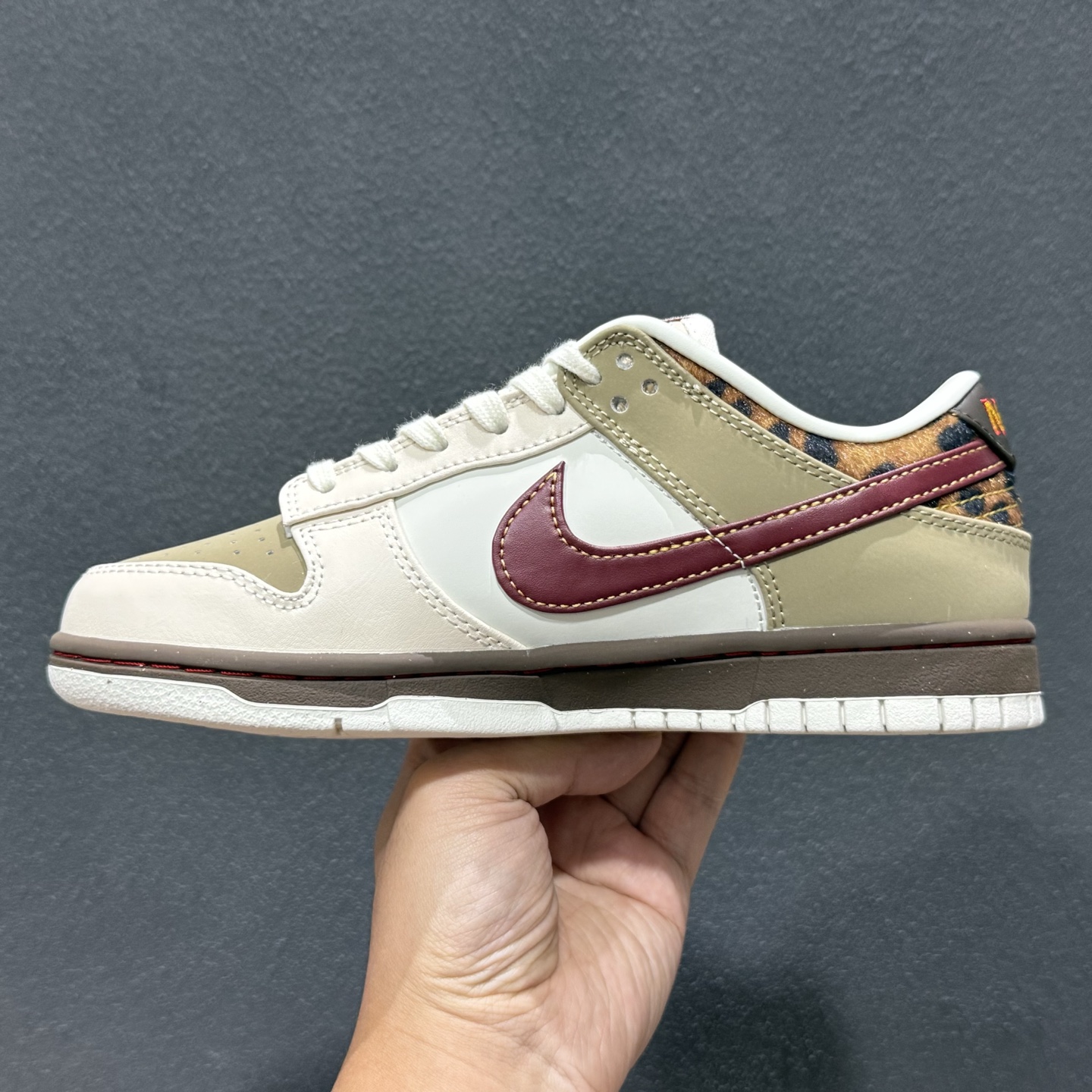 YC版 Nike SB Dunk Low ”Khaki Leopard“ 卡其豹纹 低帮休闲板鞋 IM6687-262