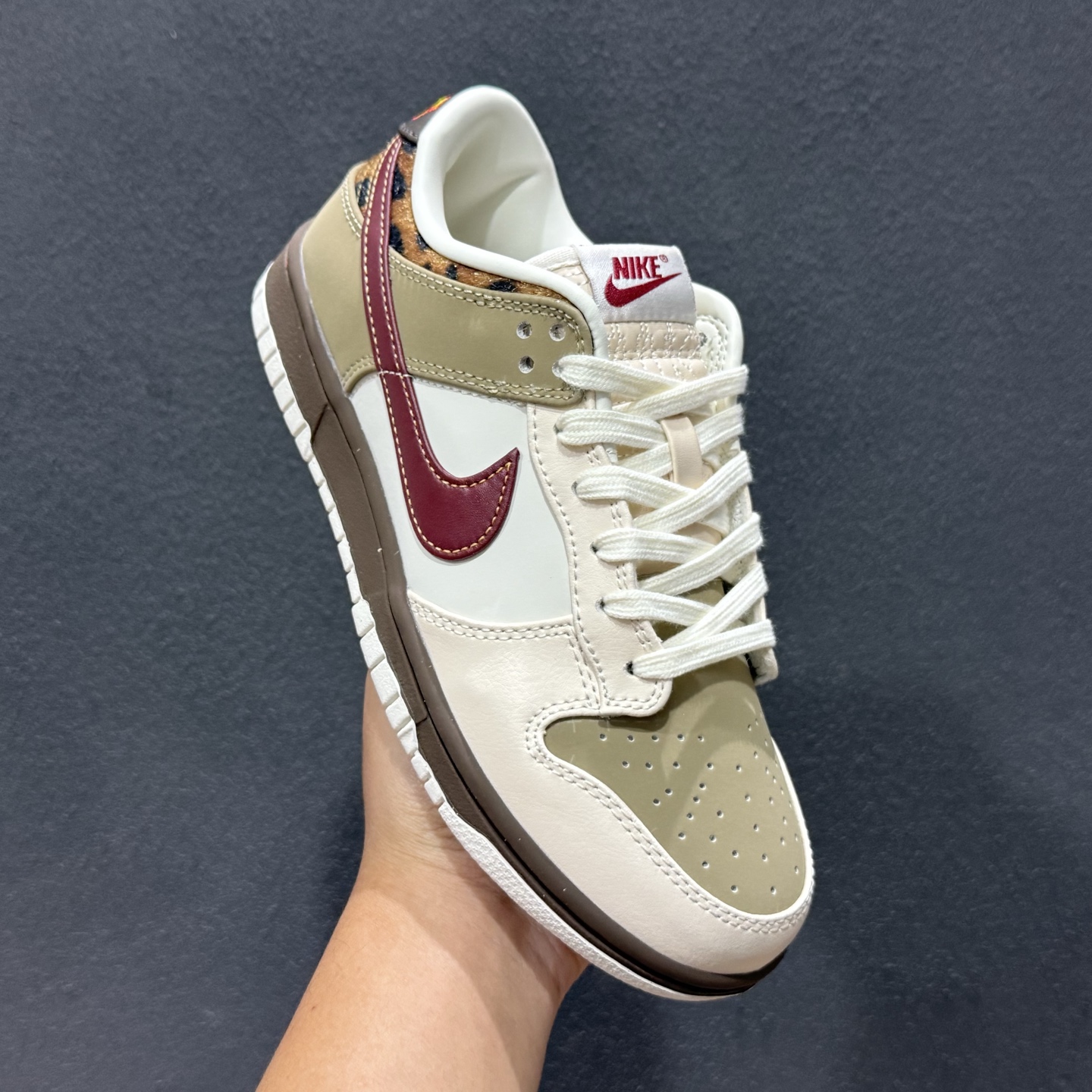 YC版 Nike SB Dunk Low ”Khaki Leopard“ 卡其豹纹 低帮休闲板鞋 IM6687-262