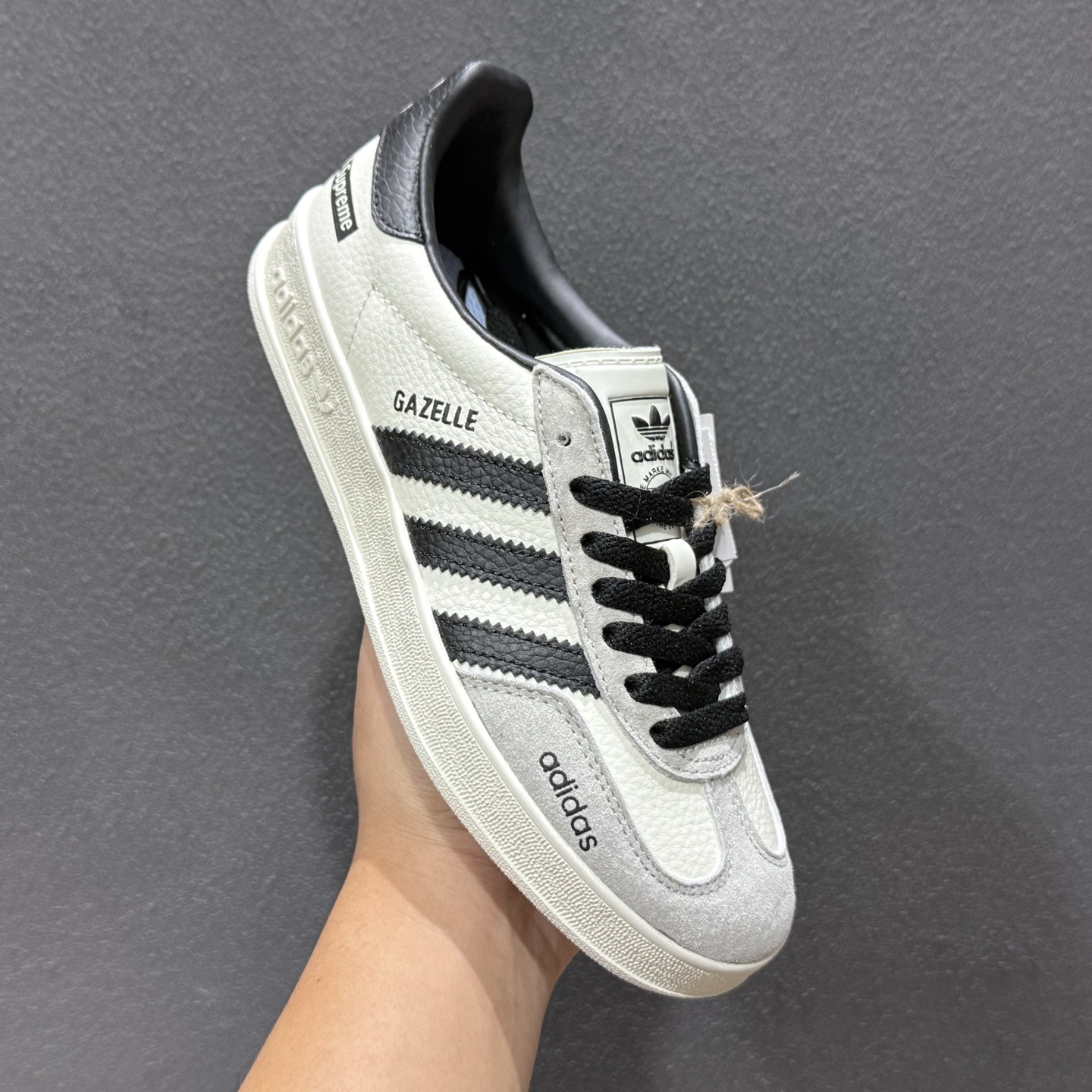 AdidOriginals Gazelle Indoor DD6613 三叶草复古休闲防滑耐磨低帮板鞋