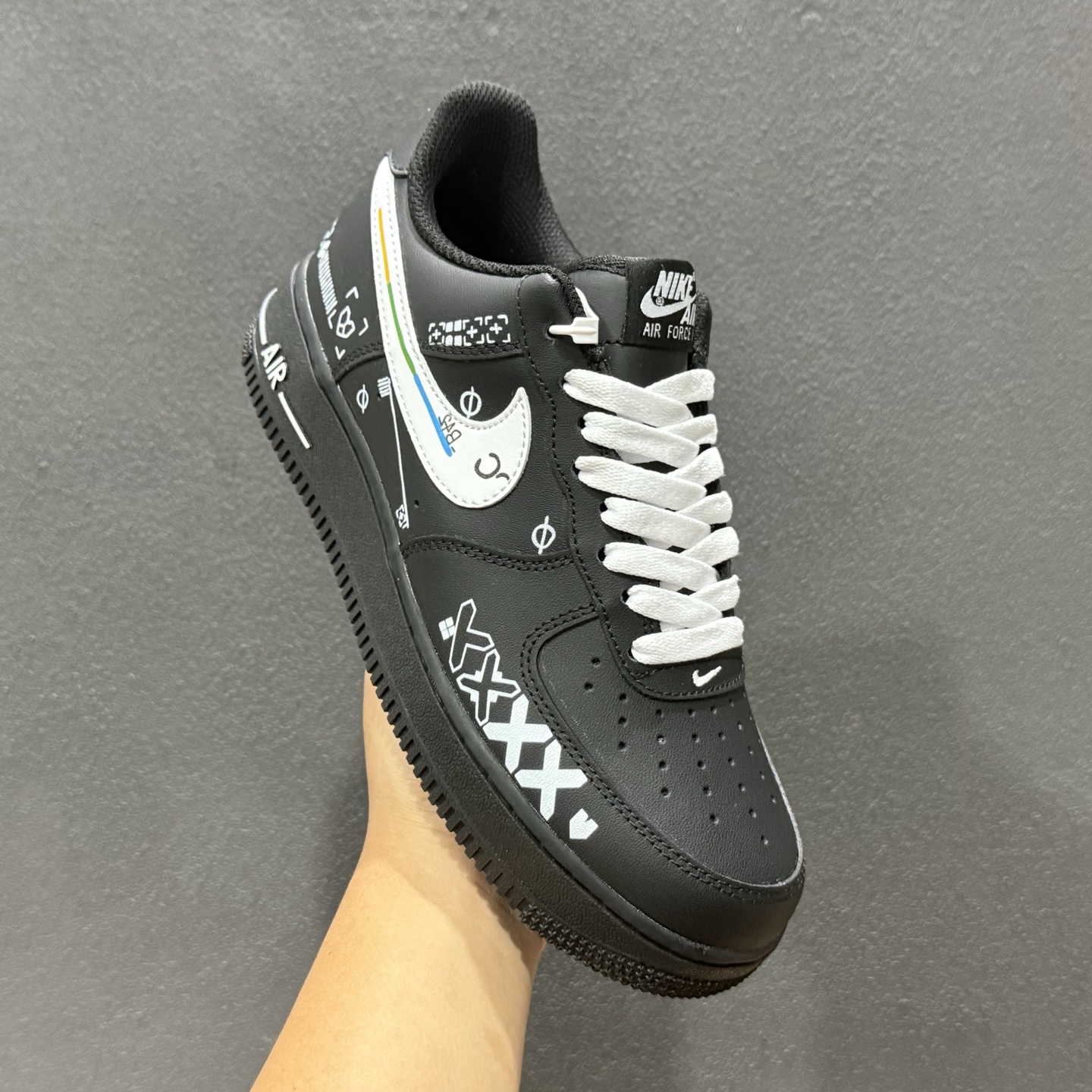 爆款定制 二次元主题 Nike Air Force 1 Low’07 印花集 空军一号低帮休闲板鞋 ZH0316-149