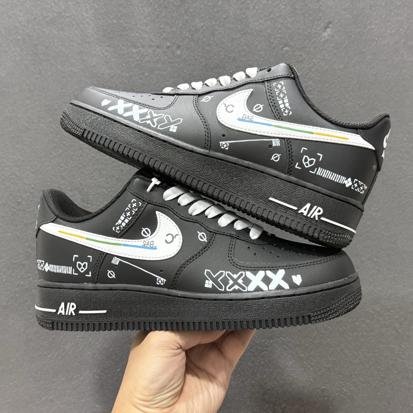 爆款定制 二次元主题 Nike Air Force 1 Low’07 印花集 空军一号低帮休闲板鞋 ZH0316-149