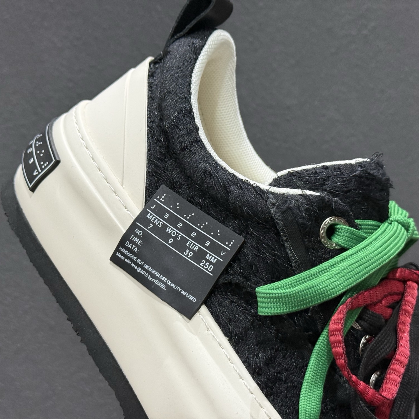 VESSEL x Snowflake 吴建豪联名 雪花酥厚底增高休闲板鞋 Whiet Black #5cm隐形厚底暗藏心机 VESSEL x Snowflake 吴建豪联名 雪花酥厚底增高休闲板鞋 Whiet Black #5cm隐形厚底暗藏心机