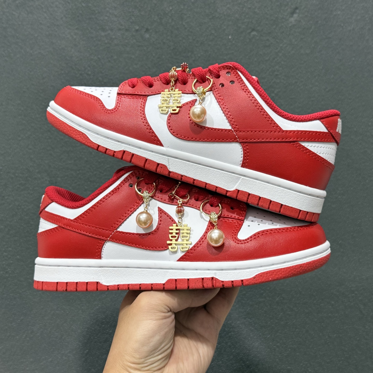 Nike Dunk Low 天长地久 白红 当经典红白与东方诗意相遇 DD1873-116 Nike Dunk Low 天长地久 白红 当经典红白与东方诗意相遇 DD1873-116