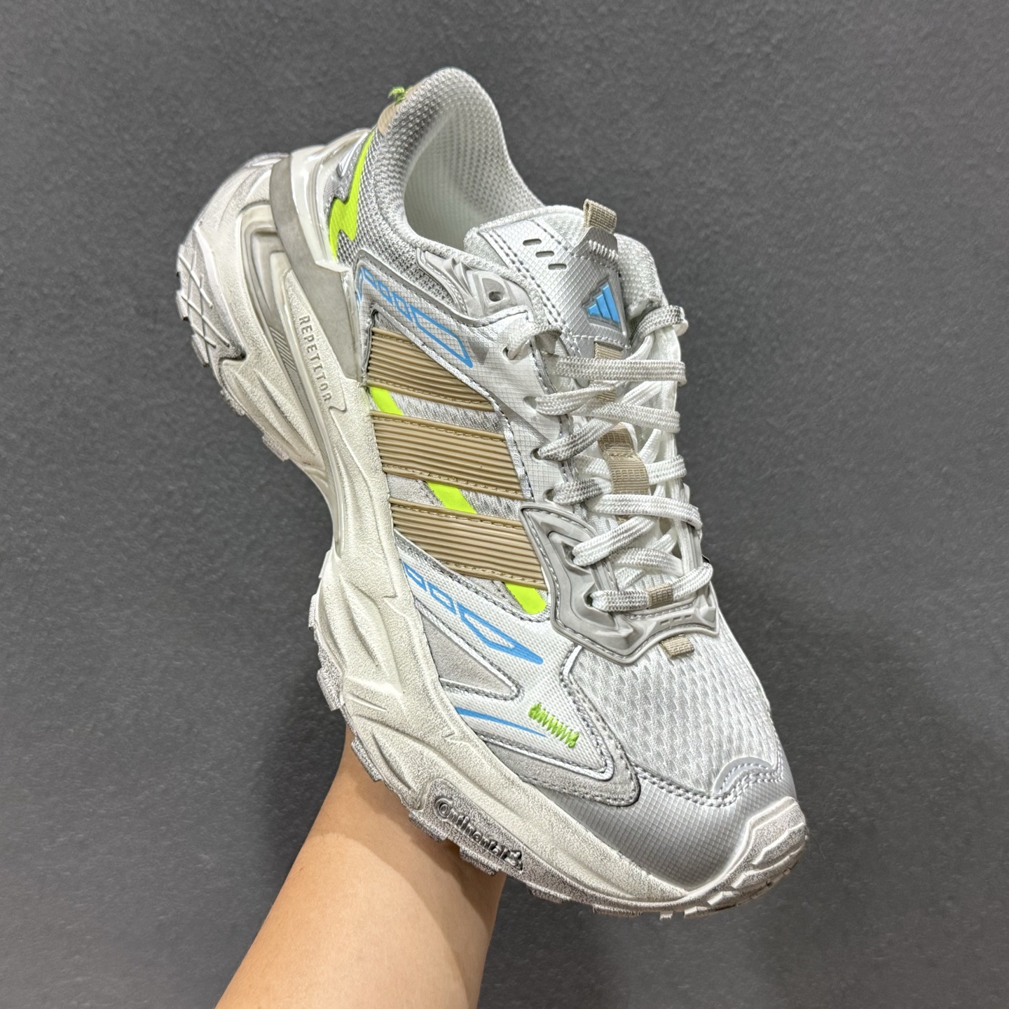 正确版做旧款 AD 阿迪 XLG StoEDGE 复古休闲老爹鞋 JQ1667-2191