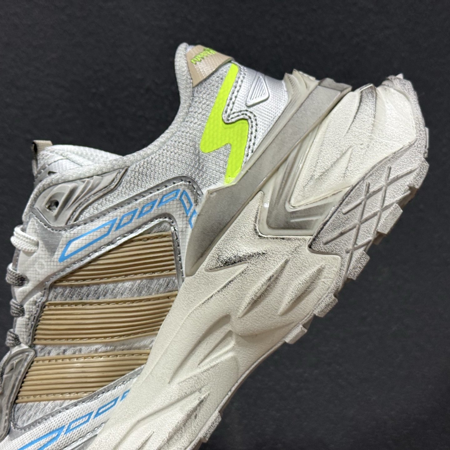 正确版做旧款 AD 阿迪 XLG StoEDGE 复古休闲老爹鞋 JQ1667-2191