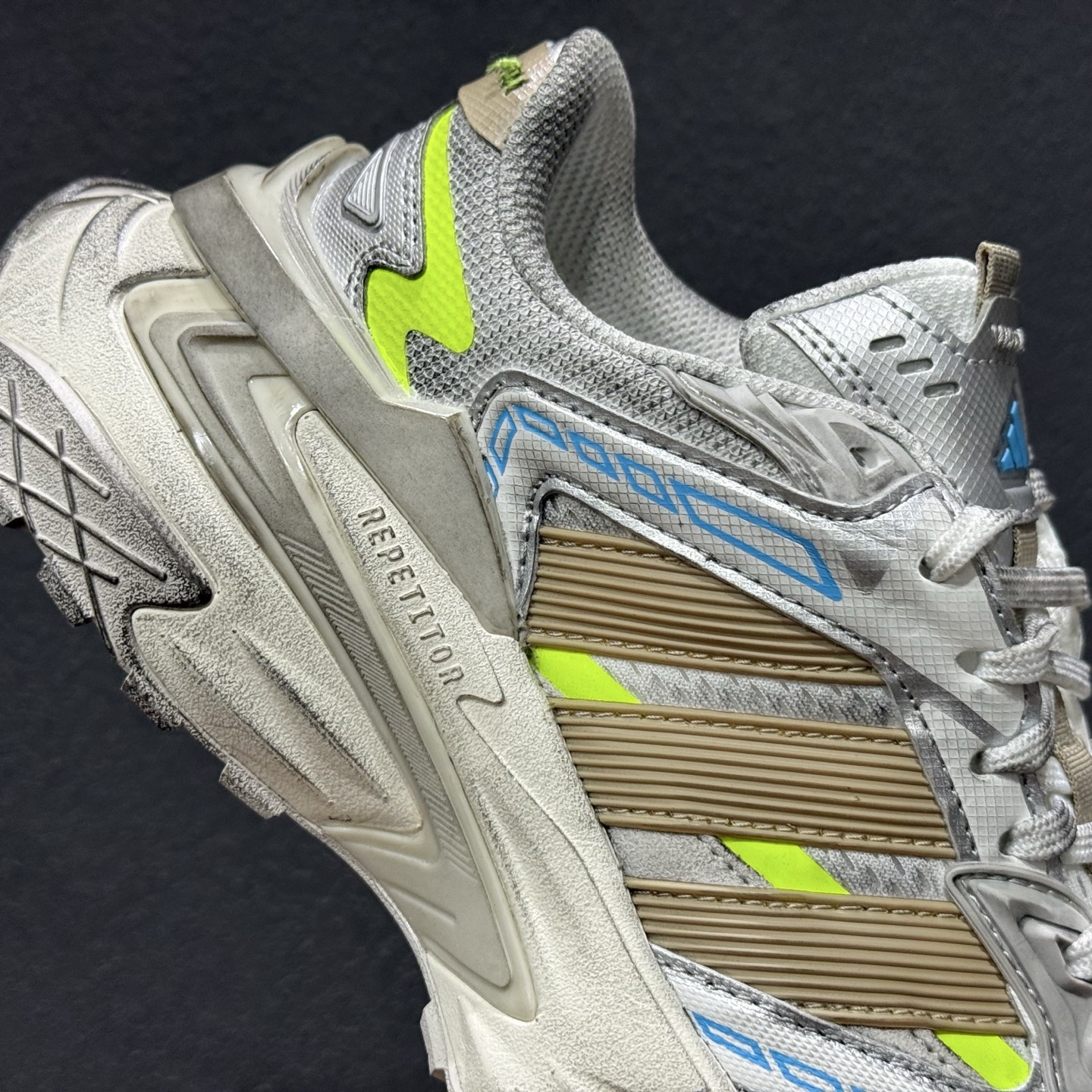 正确版做旧款 AD 阿迪 XLG StoEDGE 复古休闲老爹鞋 JQ1667-2191