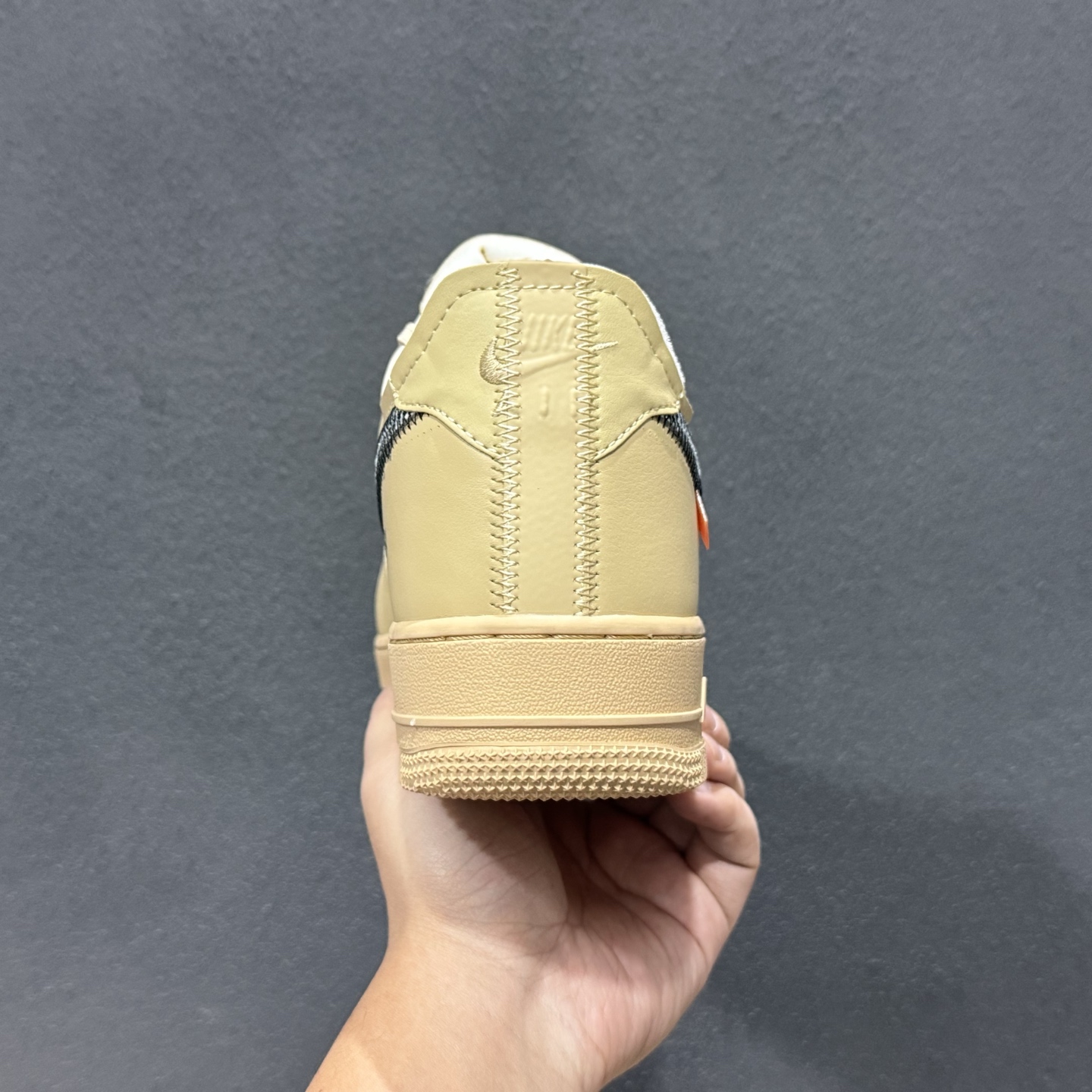 OFF-WHITExNikeAir Force1金色金色艺术馆S2纯原生产线