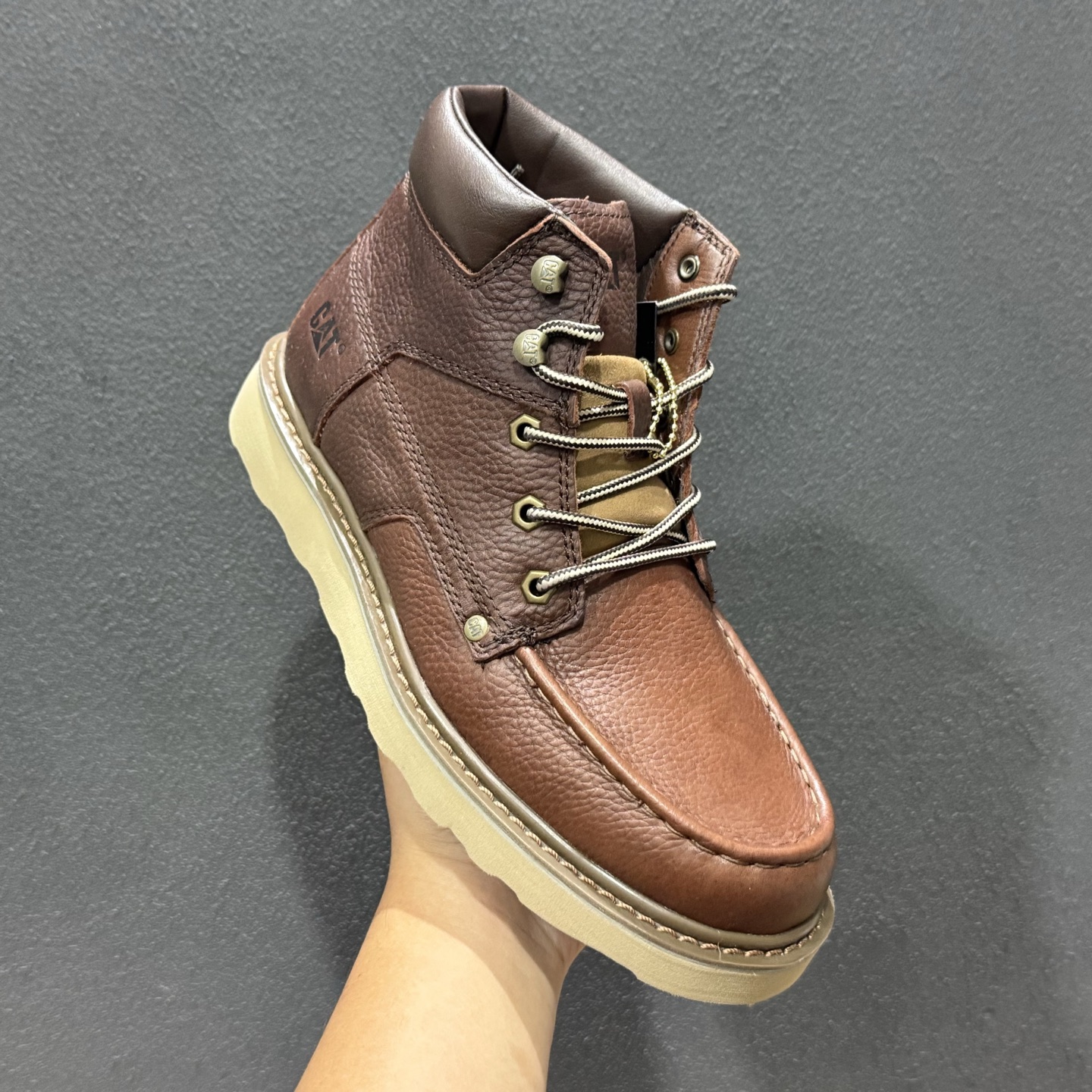 天猫同款CAT/卡特723600户外工装轻底中帮休闲马丁靴系列