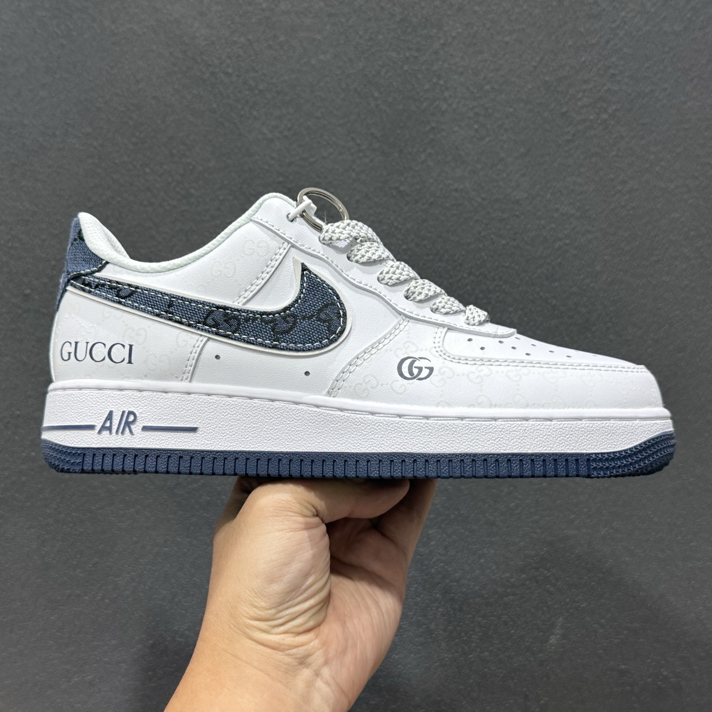 NIke Air Force 1 ’07 Low “古驰联名-牛仔蓝印花”空军一号 低帮 运动鞋 XX3168-196 NIke Air Force 1 ’07 Low “古驰联名-牛仔蓝印花”空军一号 低帮 运动鞋 XX3168-196