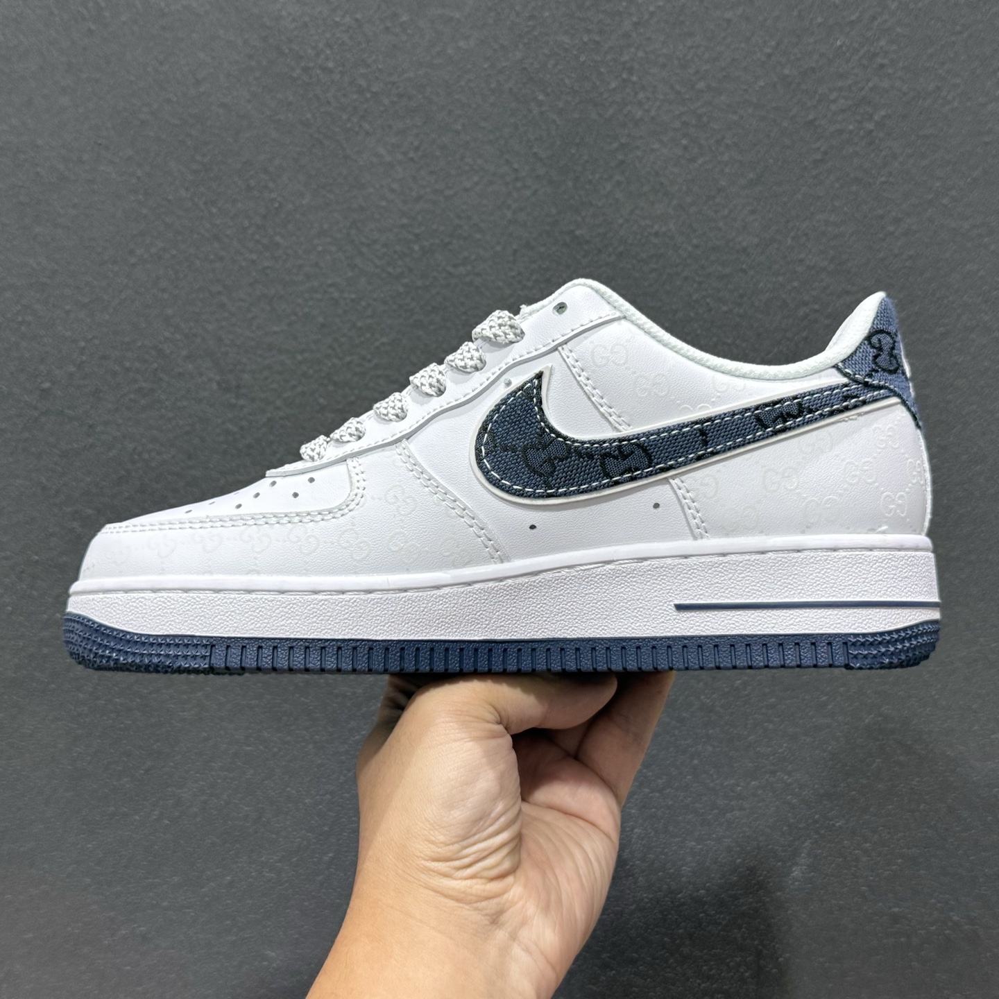 NIke Air Force 1 '07 Low “古驰联名-牛仔蓝印花”空军一号 低帮 运动鞋 XX3168-196 NIke Air Force 1 '07 Low “古驰联名-牛仔蓝印花”空军一号 低帮 运动鞋 XX3168-196