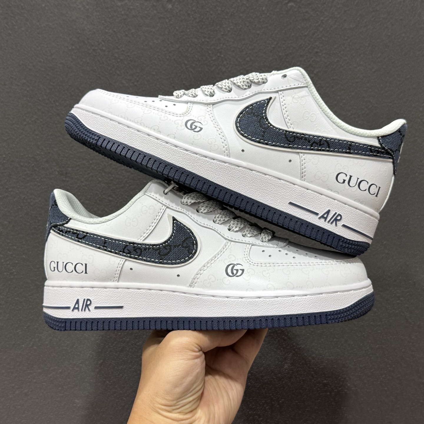 NIke Air Force 1 '07 Low “古驰联名-牛仔蓝印花”空军一号 低帮 运动鞋 XX3168-196 NIke Air Force 1 '07 Low “古驰联名-牛仔蓝印花”空军一号 低帮 运动鞋 XX3168-196