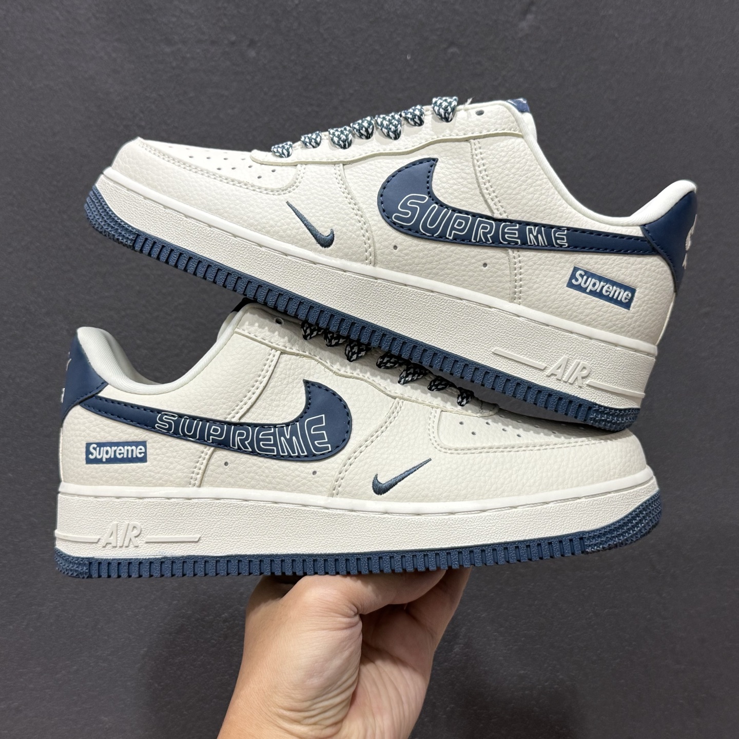 260 Nike Air Force 1 '07 Low “Supreme联名——字母雾霾蓝”空军一号 低帮 LD1999-003