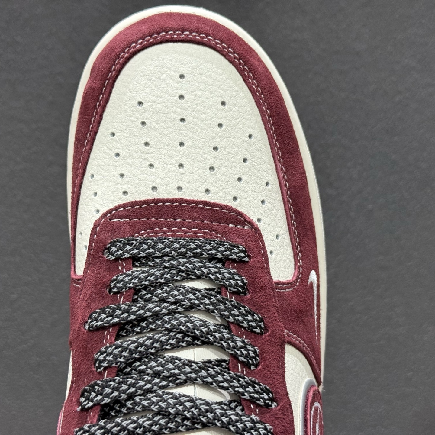 藤原浩闪电暴击｜Nike Air Force 1 Low x fragment design 酒红限定 Air Force 1 Low（SS1979-002）