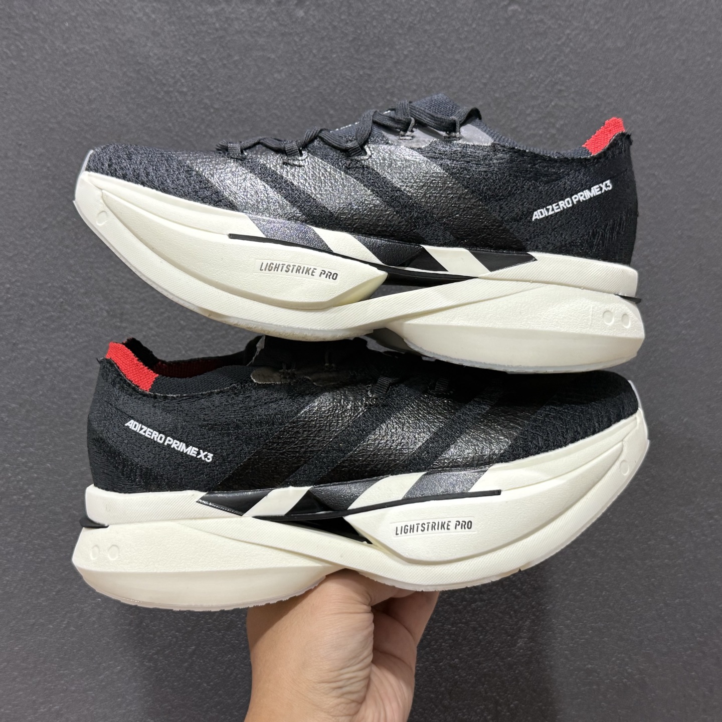 adidas Adizero Prime X 3.0 Strung 舒适防滑耐磨 低帮 长跑短跑跑步鞋 黑红 JR2597-111 adidas Adizero Prime X 3.0 Strung 舒适防滑耐磨 低帮 长跑短跑跑步鞋 黑红 JR2597-111