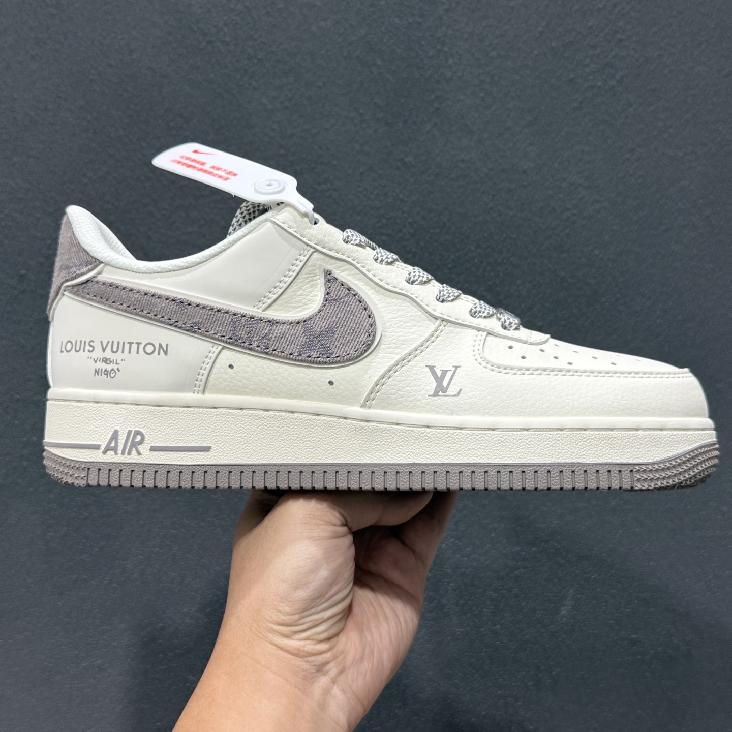 NIke Air Force 1 ’07 Low “LV联名-米灰牛仔勾”空军一号 低帮 运动鞋 SM6668-128 NIke Air Force 1 ’07 Low “LV联名-米灰牛仔勾”空军一号 低帮 运动鞋 SM6668-128