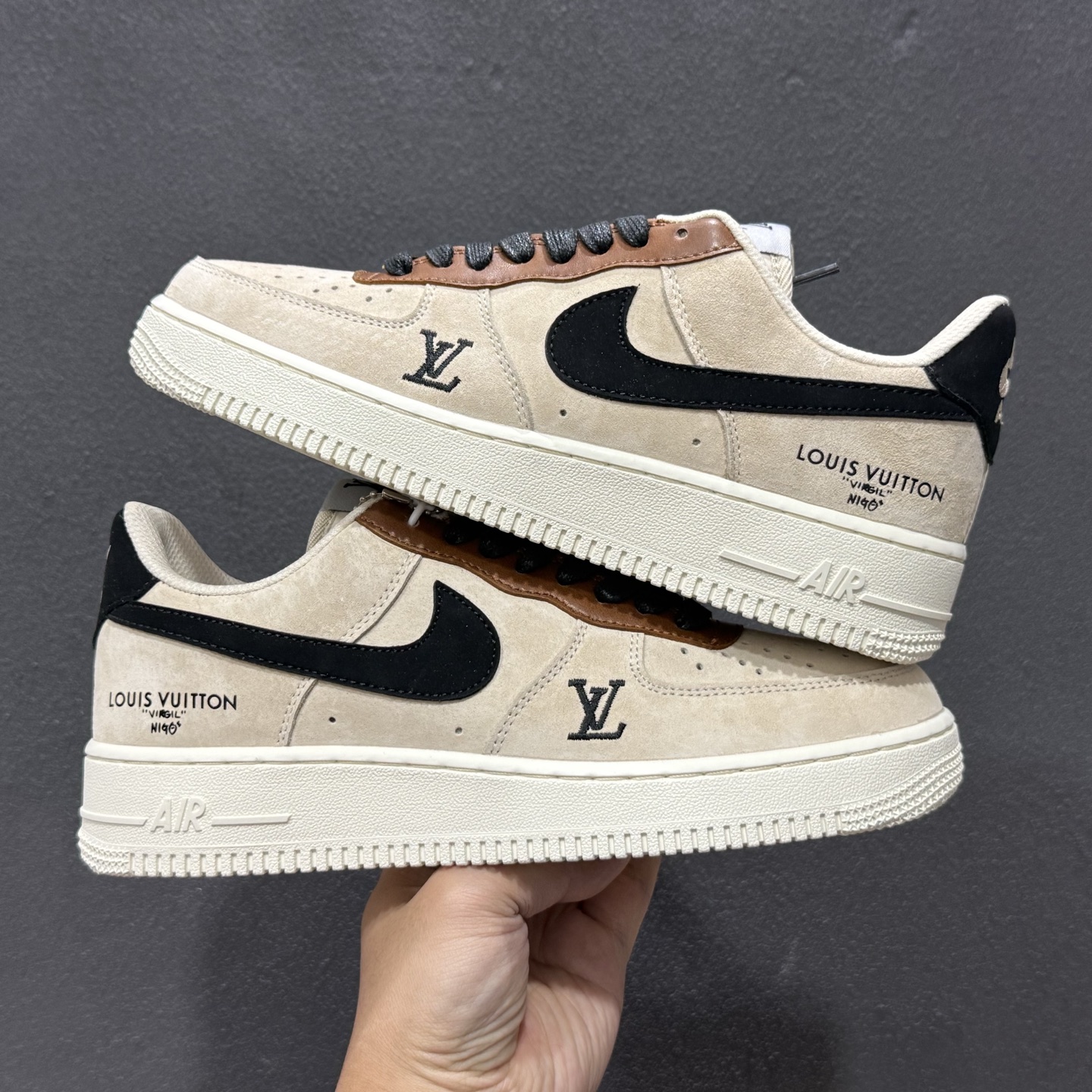 NIke Air Force 1 '07 Low “LV联名--奶茶焦糖” 空军一号低帮 运动鞋 FQ3546-100 NIke Air Force 1 '07 Low “LV联名--奶茶焦糖” 空军一号低帮 运动鞋 FQ3546-100