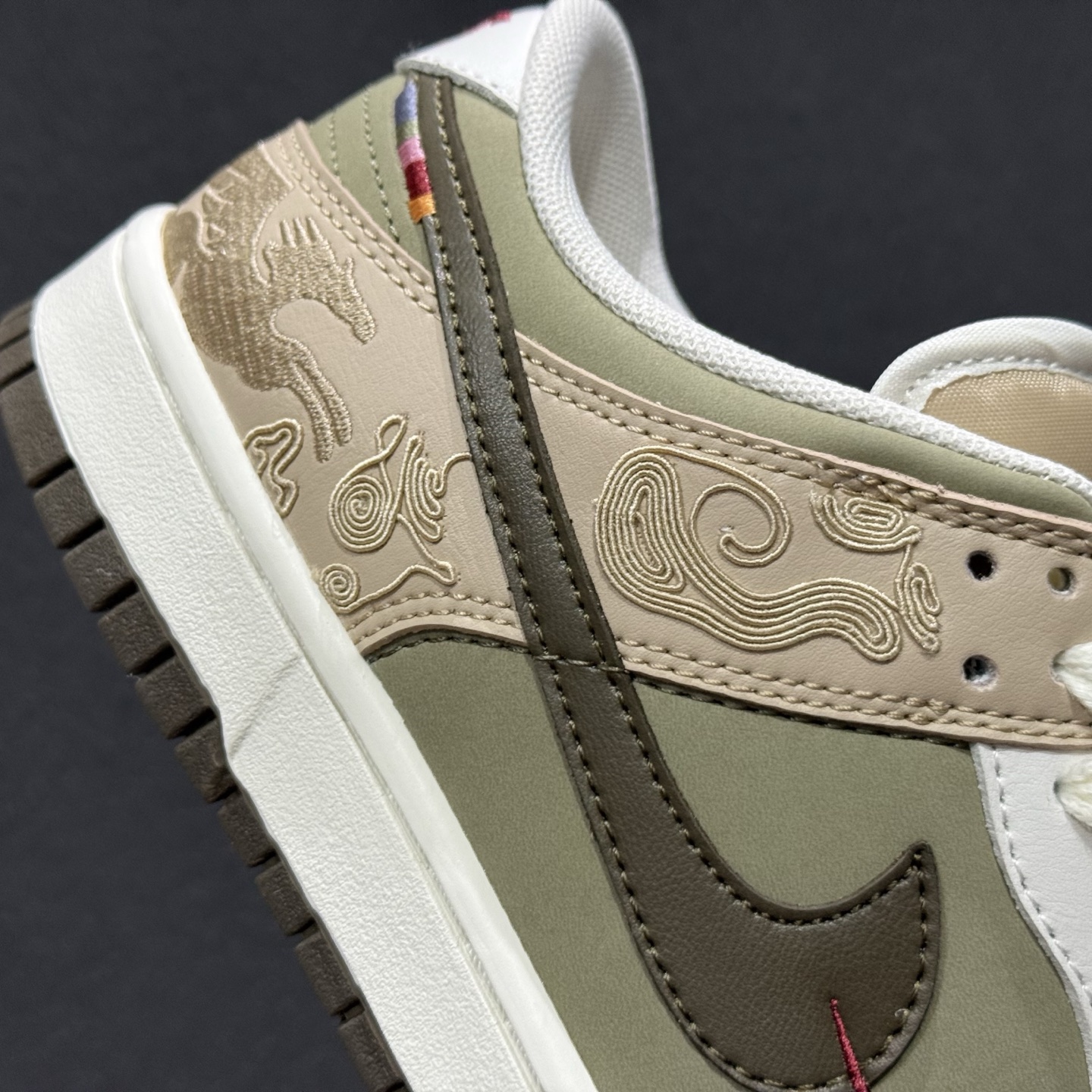 NIKE DUNK LOW 马年限定米褐色 低帮复古休闲运动滑板鞋 IQ1118-220