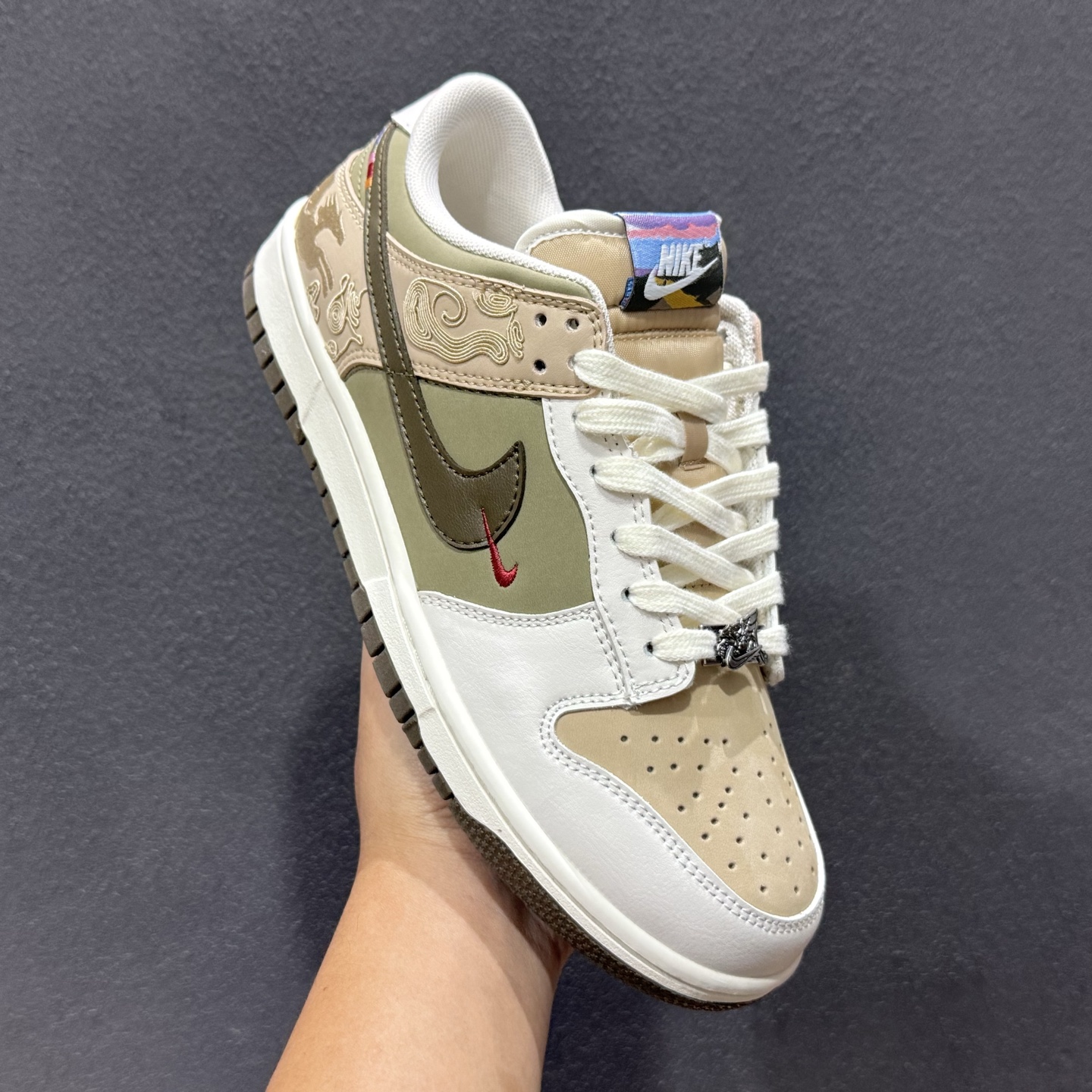 NIKE DUNK LOW 马年限定米褐色 低帮复古休闲运动滑板鞋 IQ1118-220