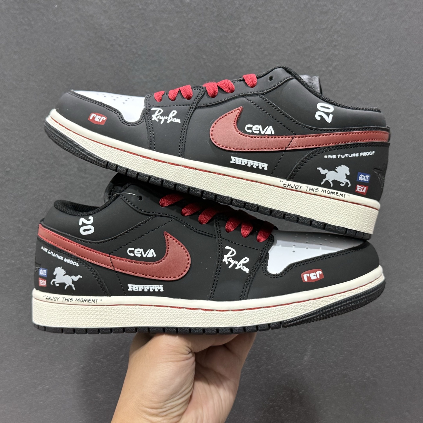 新版出货 乔丹 Air Jordan 1 AJ1经典复古经典低帮百搭文化篮球鞋 553558-040