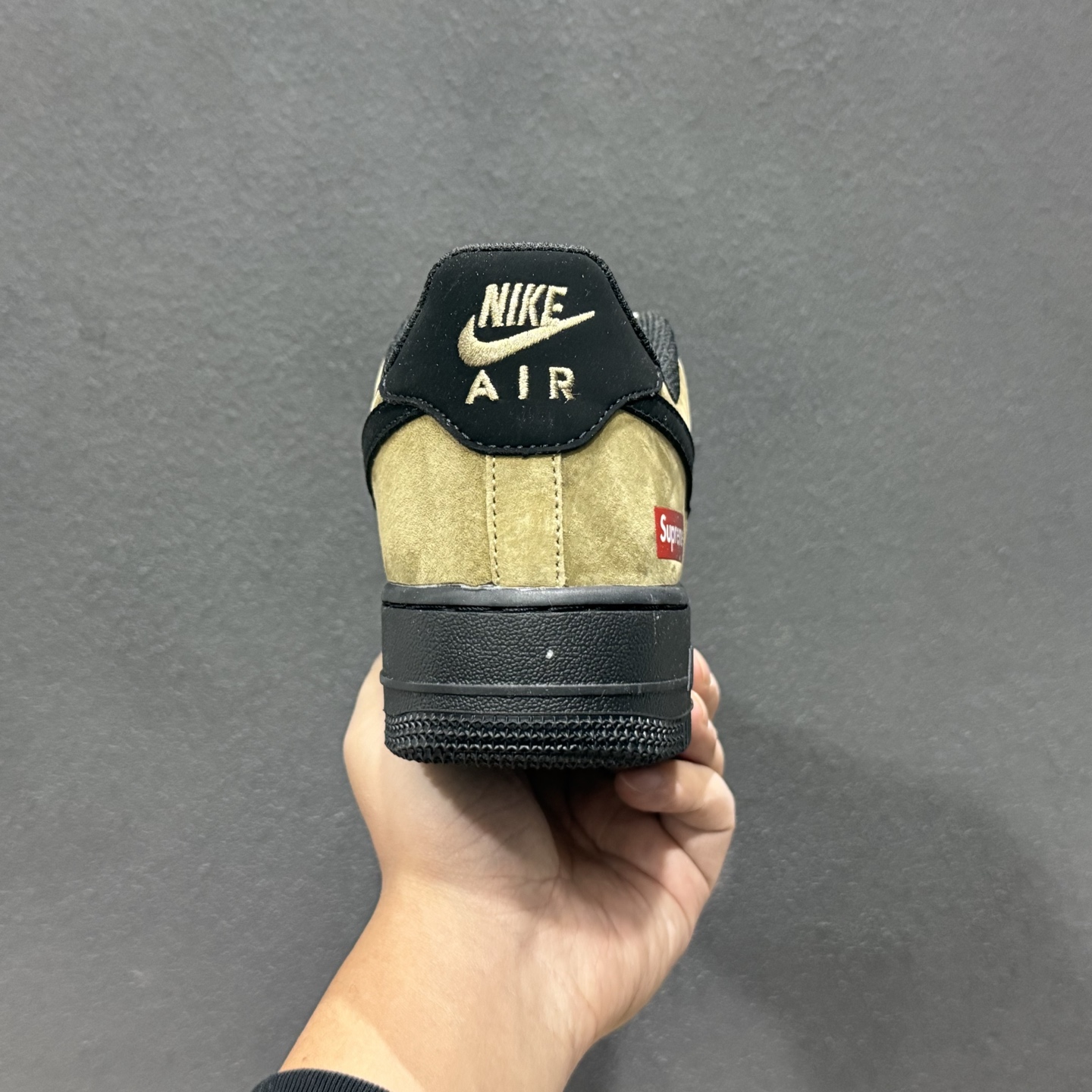 NIke Air Force 1 '07 Low “LV联名--卡其墨黑” 空军一号低帮 运动鞋 休闲鞋 DV5477-201
