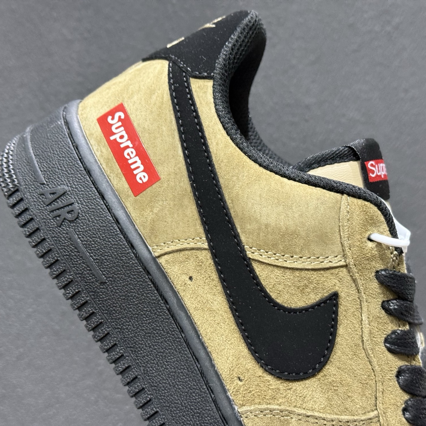 NIke Air Force 1 '07 Low “LV联名--卡其墨黑” 空军一号低帮 运动鞋 休闲鞋 DV5477-201