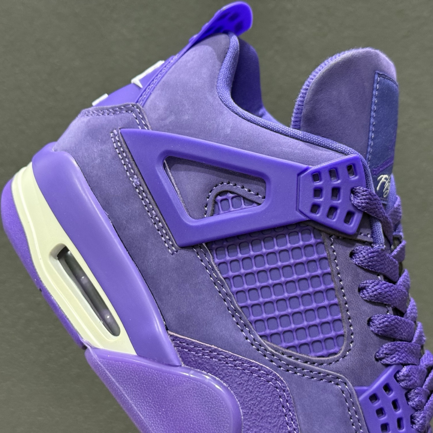 Nigel Sylvester x Air Jordan AJ4 Retro AJ4 乔4 联名紫色 HF4340-500 Nigel Sylvester x Air Jordan AJ4 Retro AJ4 乔4 联名紫色 HF4340-500