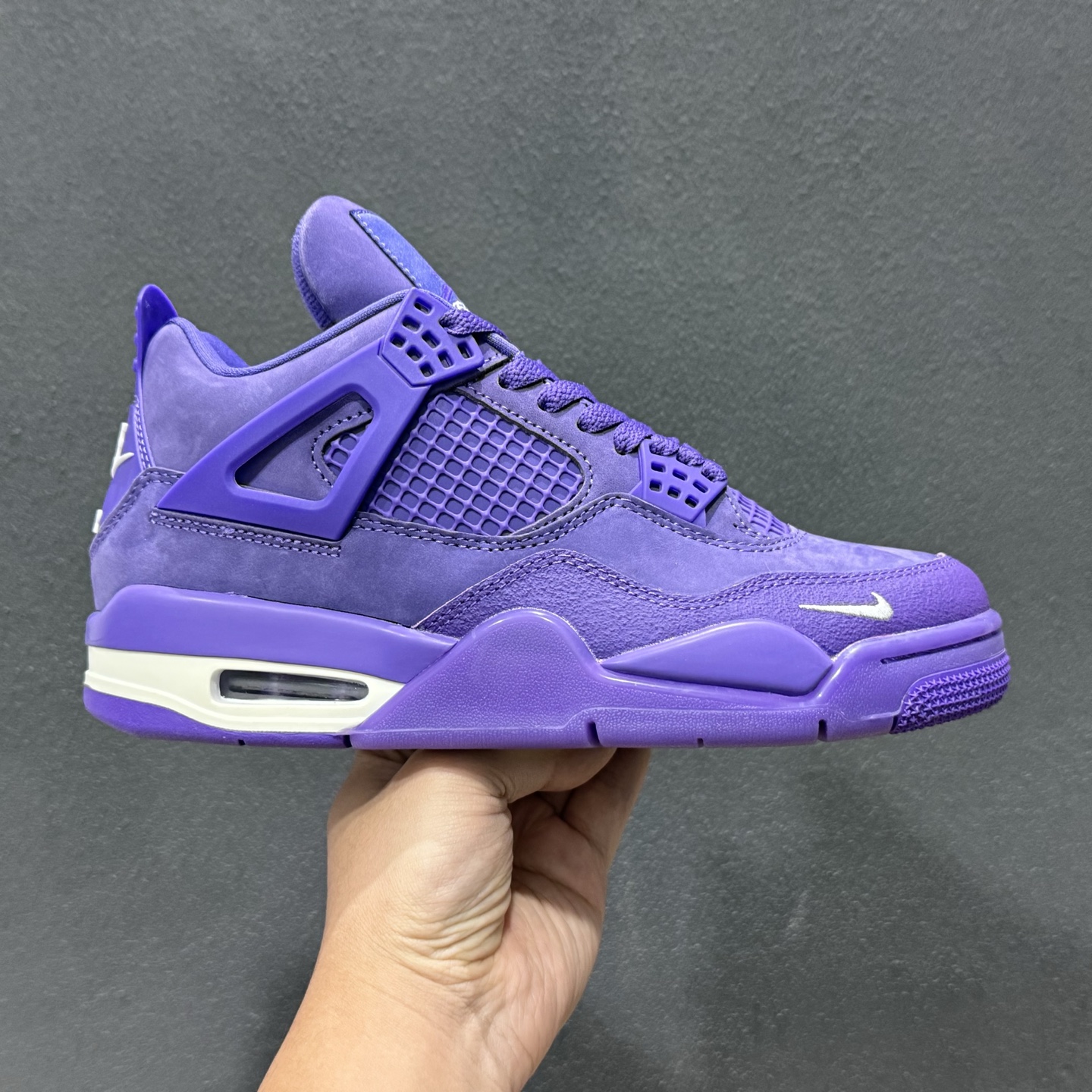 Nigel Sylvester x Air Jordan AJ4 Retro AJ4 乔4 联名紫色 HF4340-500 Nigel Sylvester x Air Jordan AJ4 Retro AJ4 乔4 联名紫色 HF4340-500