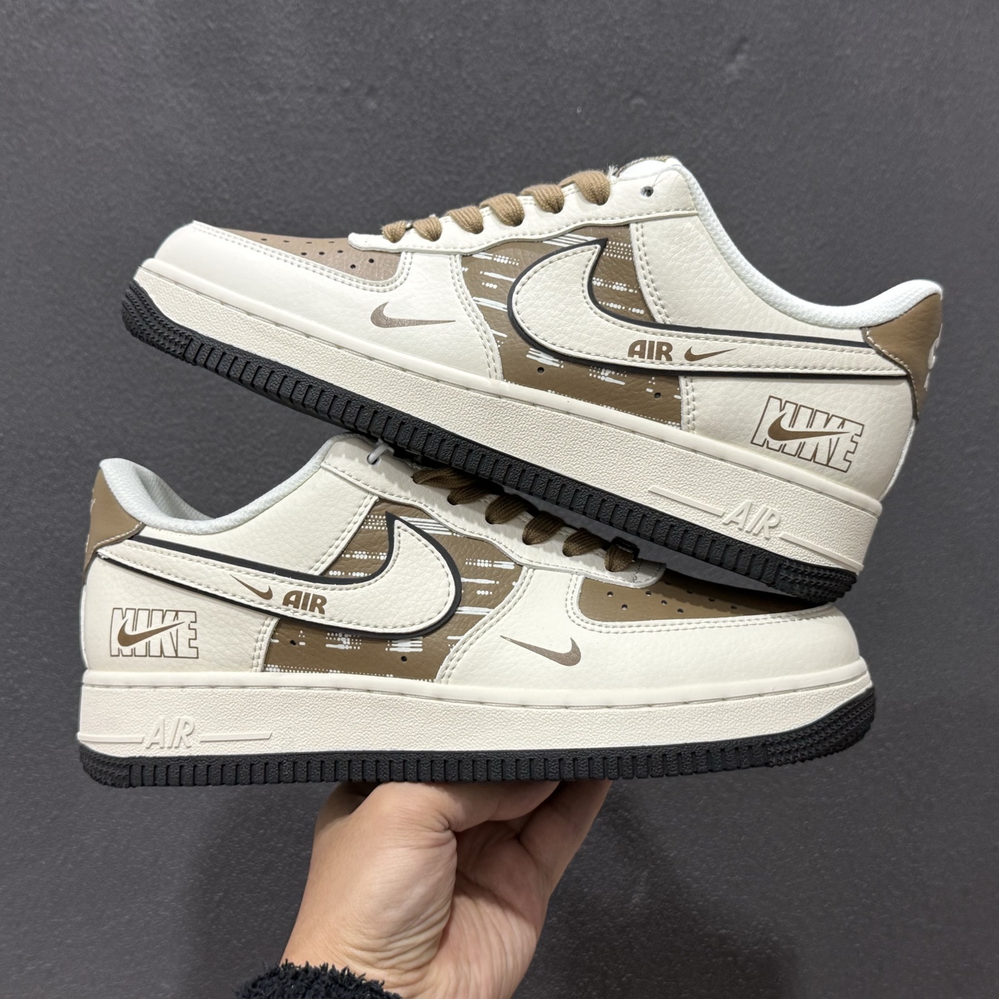 高端定制Nike Air Force 1 '07 Low “NIKE联名------米白棕” 高端定制 低帮休闲板鞋 XD9314-618-High Quatity Cheap Brand wholesale wholesaler seller Clothes Bags handbags Sneakers Top Fashion Clothing Shoes from China Factory Chinese suppliers best Quality Beautiful Price 高端定制Nike Air Force 1 '07 Low “NIKE联名------米白棕” 高端定制 低帮休闲板鞋 XD9314-618