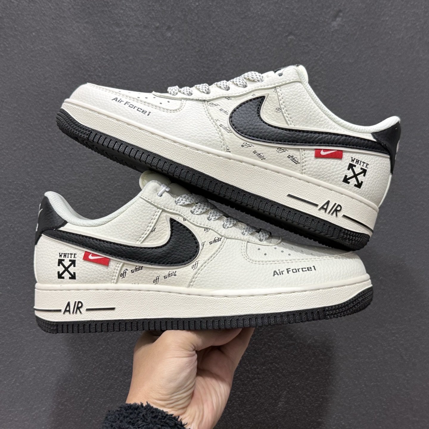 260 NIke Air Force 1 '07 Low “Off WhITE联名-米黑勾”空军一号 低帮 运动鞋 SM6668-117-Chinese UA Cheap High Quatity Brand Clothes Bags handbags Sneakers wholesale wholesaler seller from China Factory suppliers Fashion Clothing Shoes best Quality Beautiful Price 260 NIke Air Force 1 '07 Low “Off WhITE联名-米黑勾”空军一号 低帮 运动鞋 SM6668-117