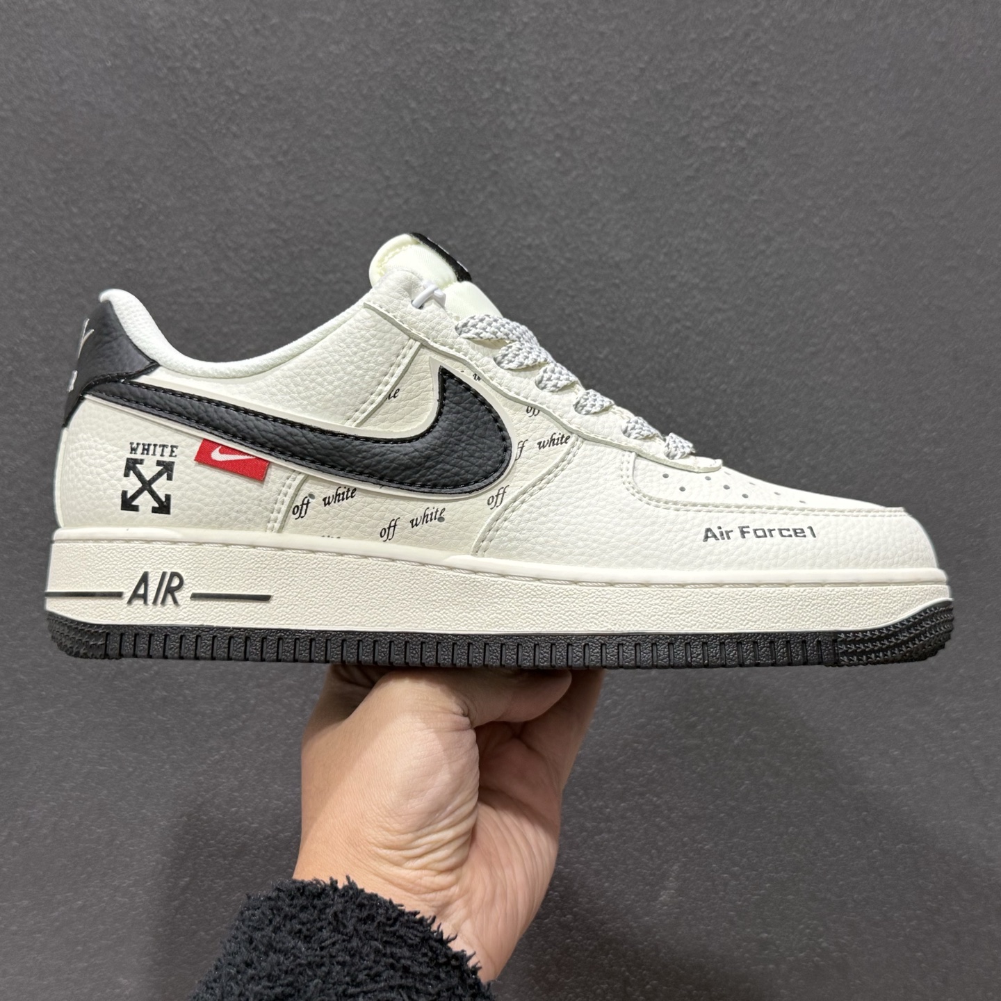 260 NIke Air Force 1 '07 Low “Off WhITE联名-米黑勾”空军一号 低帮 运动鞋 SM6668-117-Chinese UA Cheap High Quatity Brand Clothes Bags handbags Sneakers wholesale wholesaler seller from China Factory suppliers Fashion Clothing Shoes best Quality Beautiful Price 260 NIke Air Force 1 '07 Low “Off WhITE联名-米黑勾”空军一号 低帮 运动鞋 SM6668-117