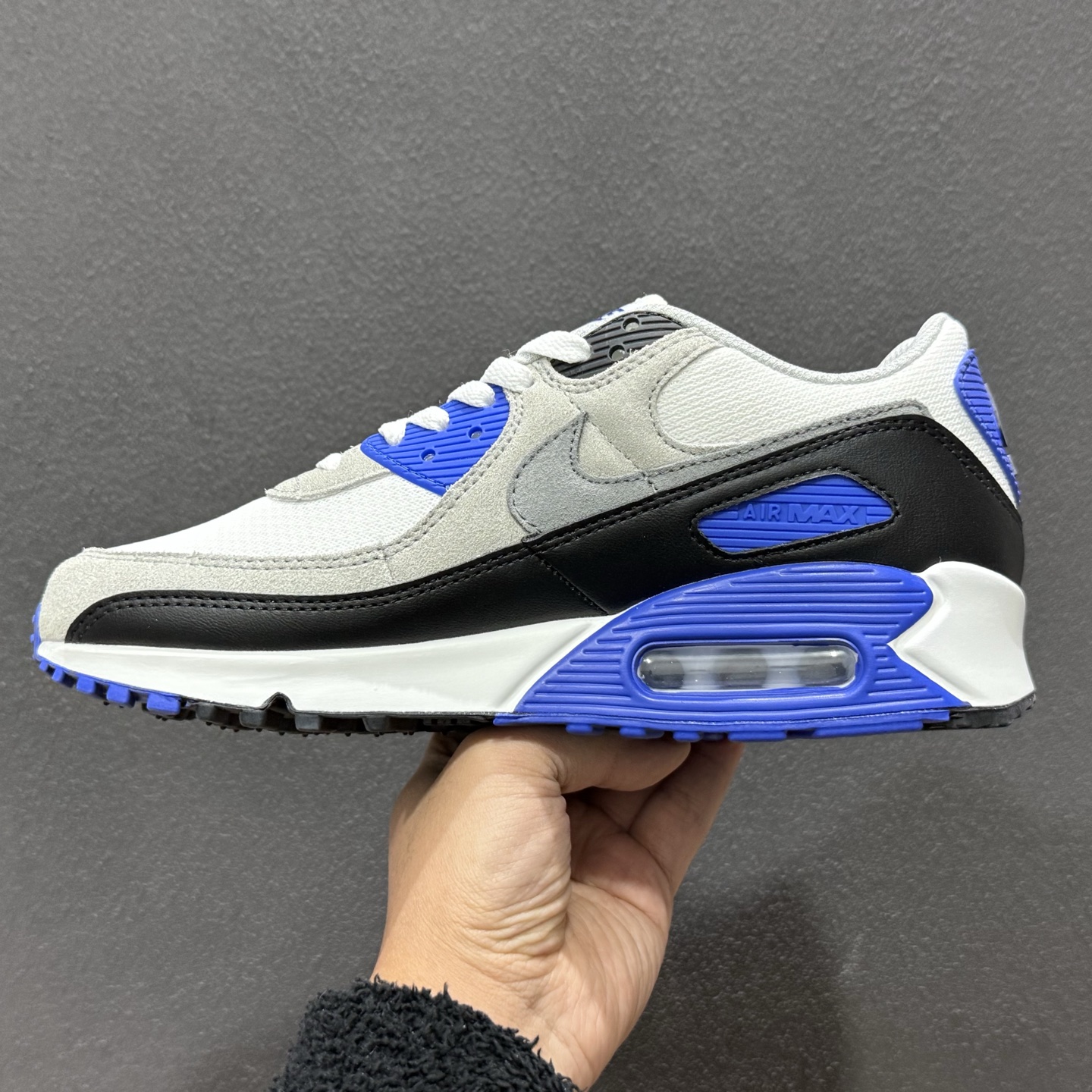 240 Nike Air 90 低帮气垫跑鞋 max90 灰蓝红 DM0029-112-Chinese UA Cheap High Quatity Brand Clothes Bags handbags Sneakers wholesale wholesaler seller from China Factory suppliers Fashion Clothing Shoes best Quality Beautiful Price 240 Nike Air 90 低帮气垫跑鞋 max90 灰蓝红 DM0029-112