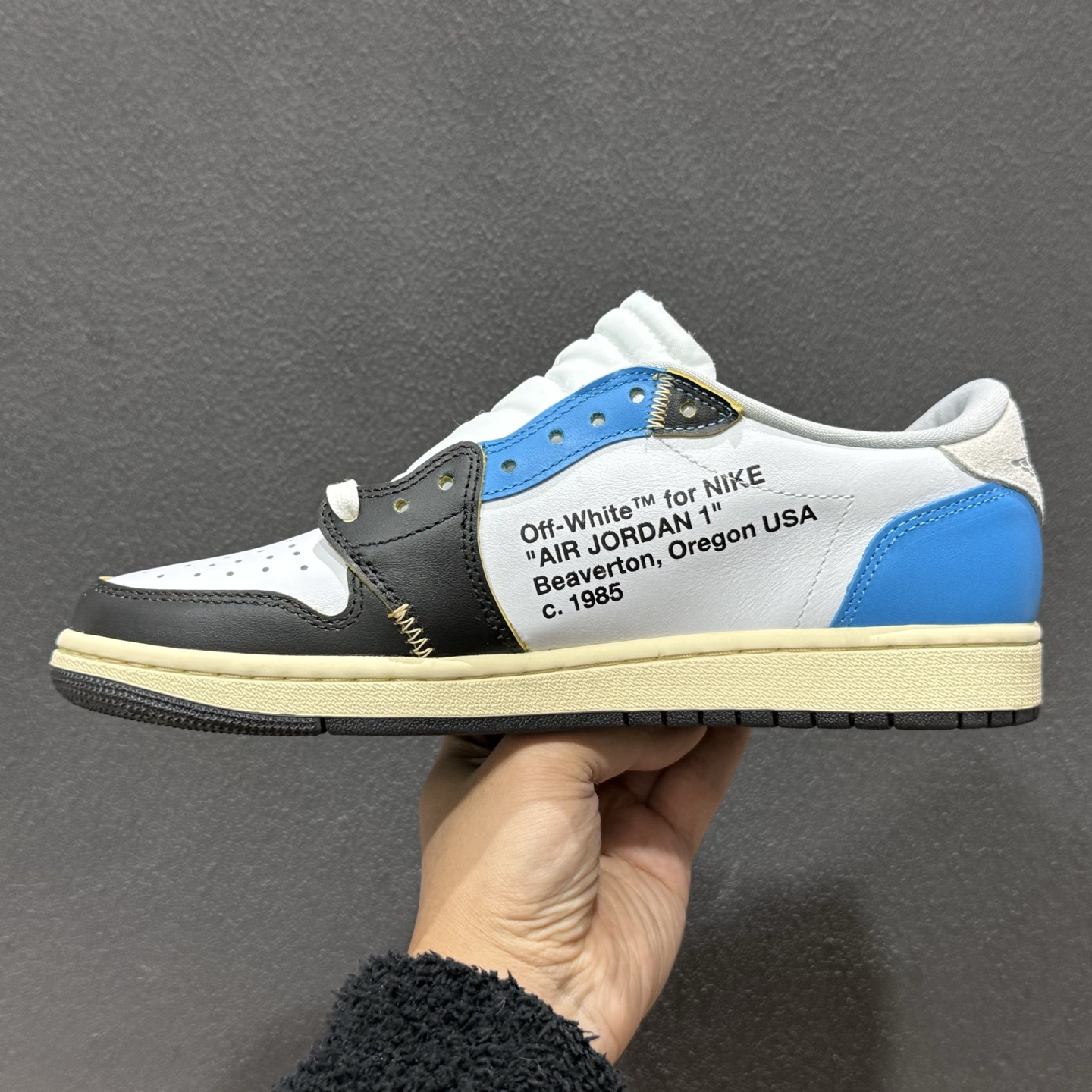 240 原装级别 AJ1倒勾限定Travis Scott x Air Jordan 1 ” Reverse Mocha “ AJ1乔1 TS UN 联名倒钩 低帮文化篮球鞋 XZ6868-006
