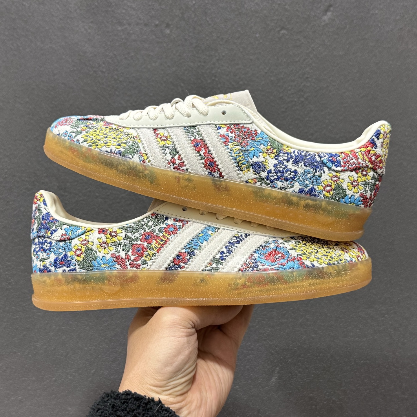 140 Adidas Originals Gazelle IndoorDIY三叶草复古休闲防滑耐磨低帮板鞋 JP5309-111