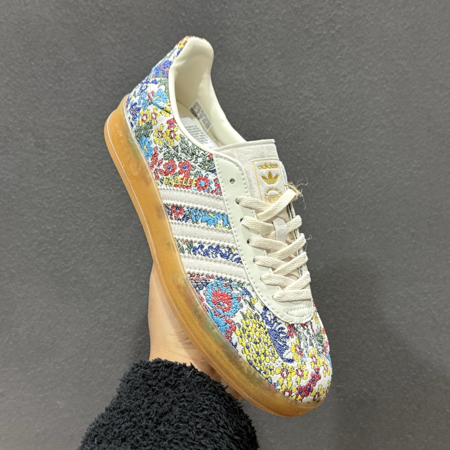 140 Adidas Originals Gazelle IndoorDIY三叶草复古休闲防滑耐磨低帮板鞋 JP5309-111