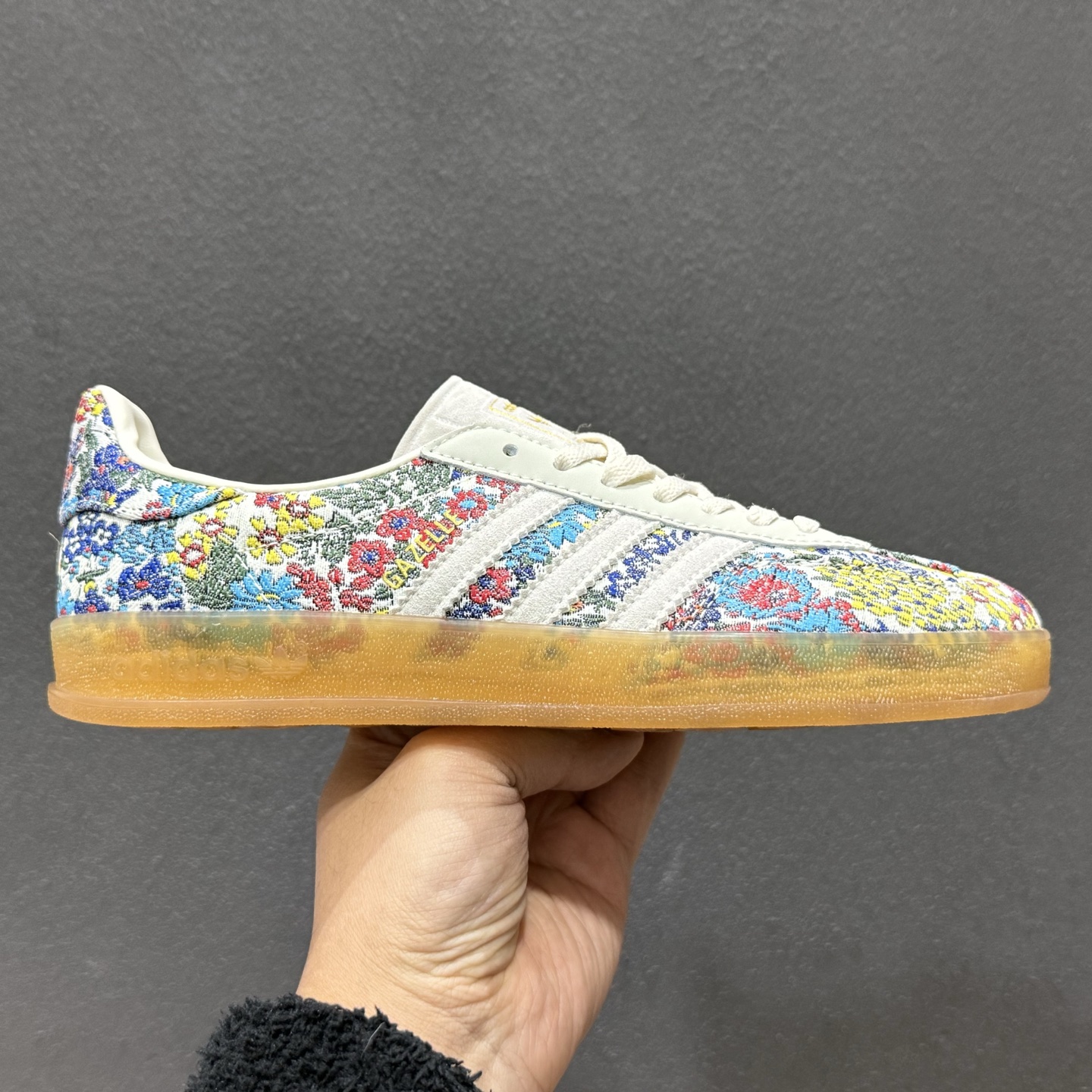 140 Adidas Originals Gazelle IndoorDIY三叶草复古休闲防滑耐磨低帮板鞋 JP5309-111